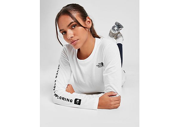 The North Face T-shirt Logo Manches Longues Femme