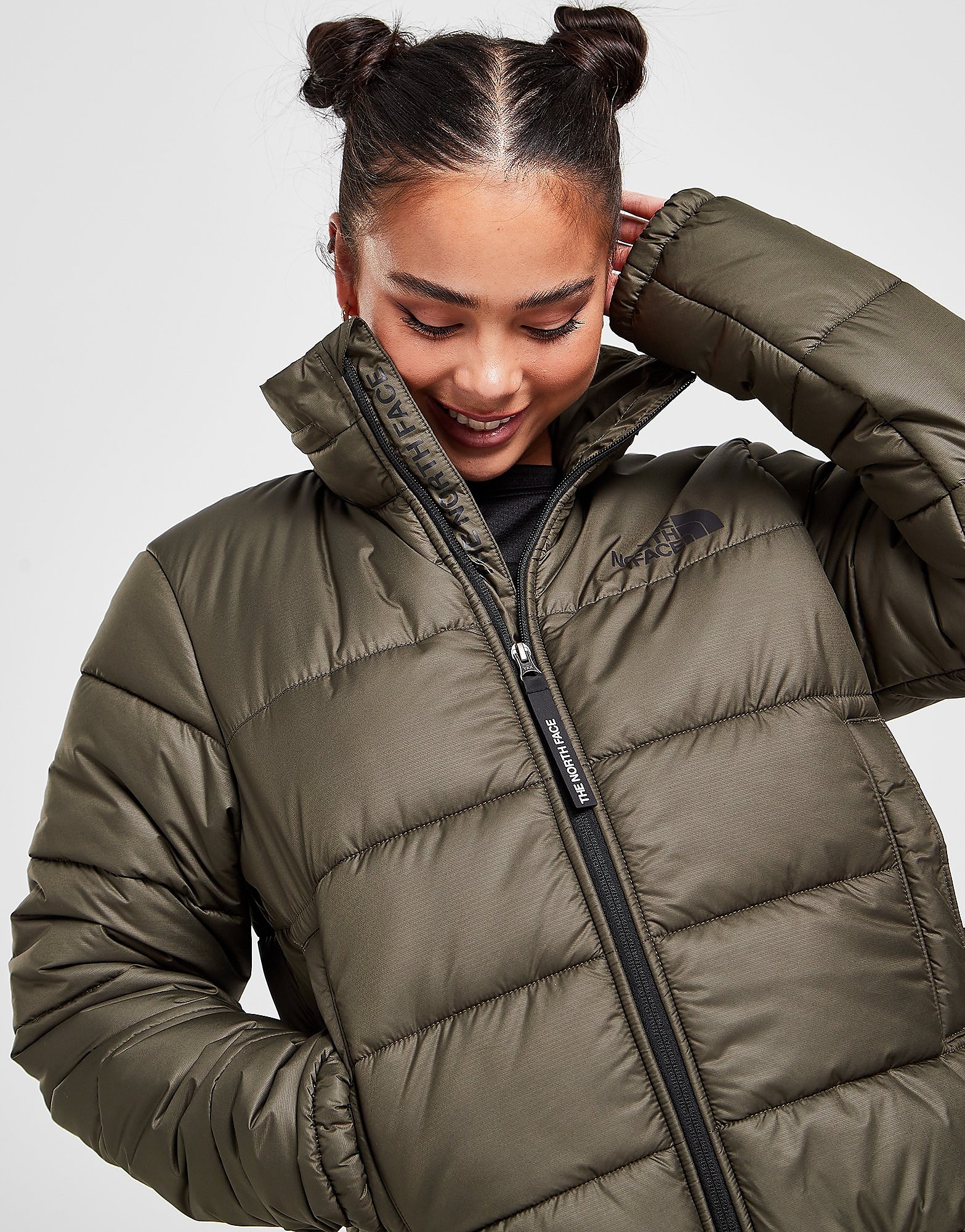 

The North Face Dome Logo Puffa Jacket - Only at JD - Brown - Womens, Brown