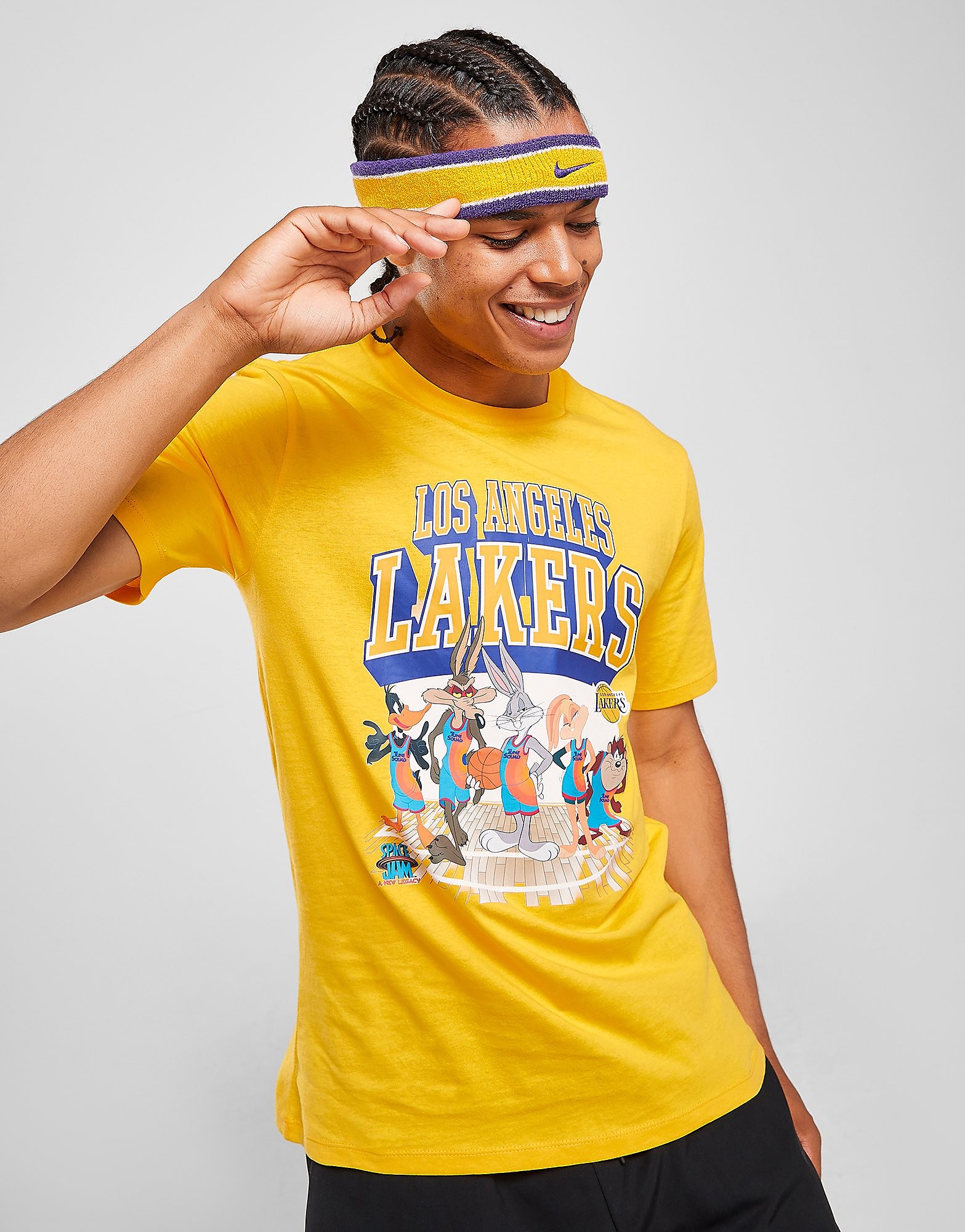 

Official Team Space Jam x Los Angeles Lakers On Court T-Shirt - Yellow - Mens, Yellow