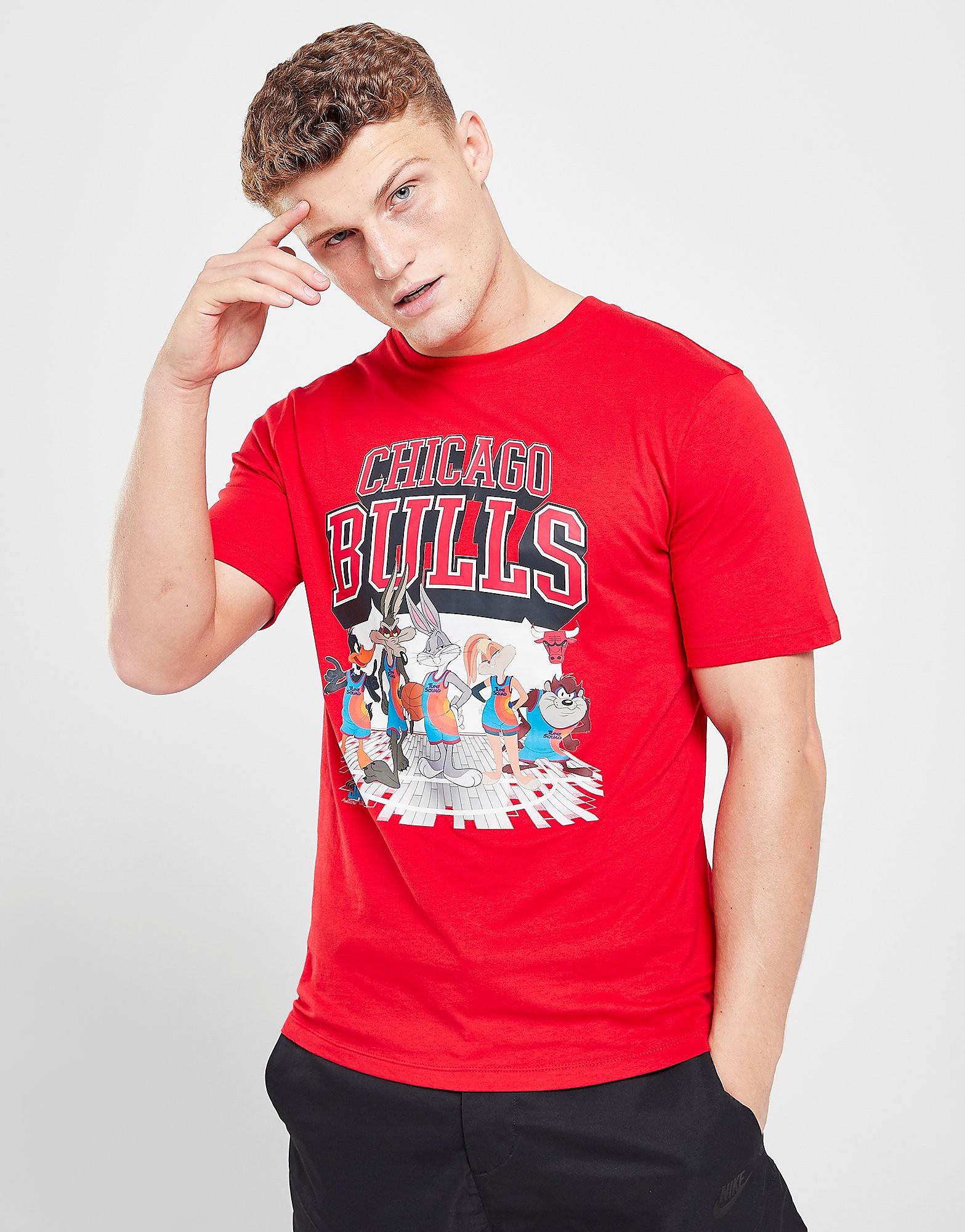 

Official Team Space Jam x Chicago Bulls On Court T-Shirt - Red - Mens, Red