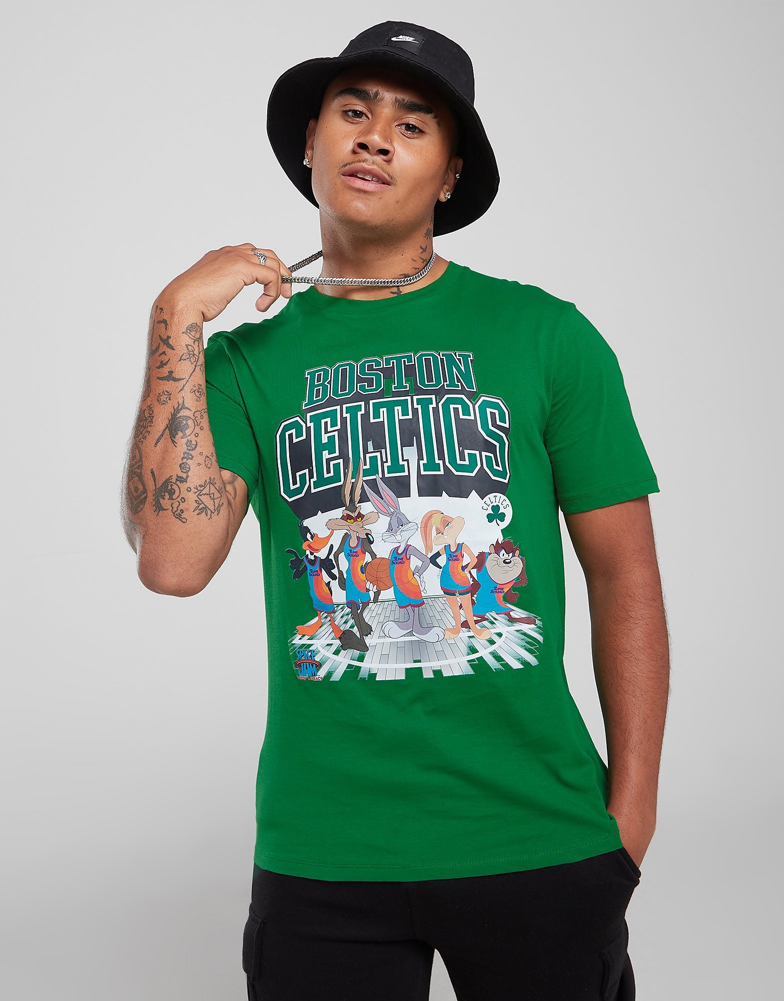 Official Team Space Jam x Boston Celtics On Court T-Shirt - Green - Mens, Green