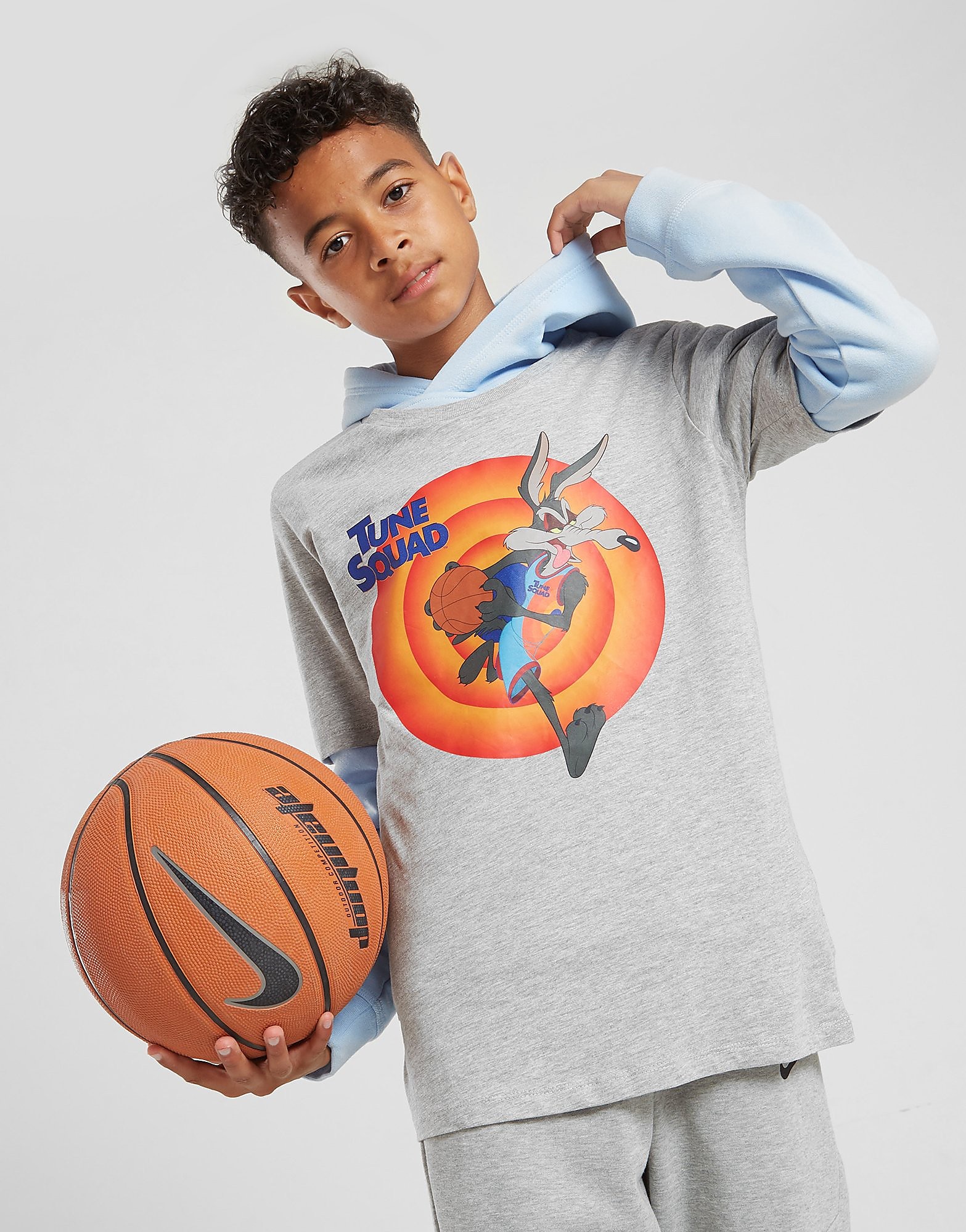 

Official Team Space Jam Wile E. Coyote #13 T-Shirt Junior - Grey - Kids, Grey