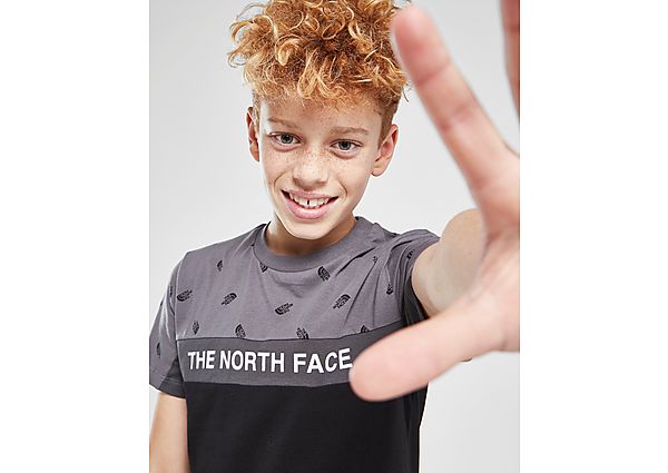 The North Face T-Shirt à Imprimé Dôme Color Block Enfant