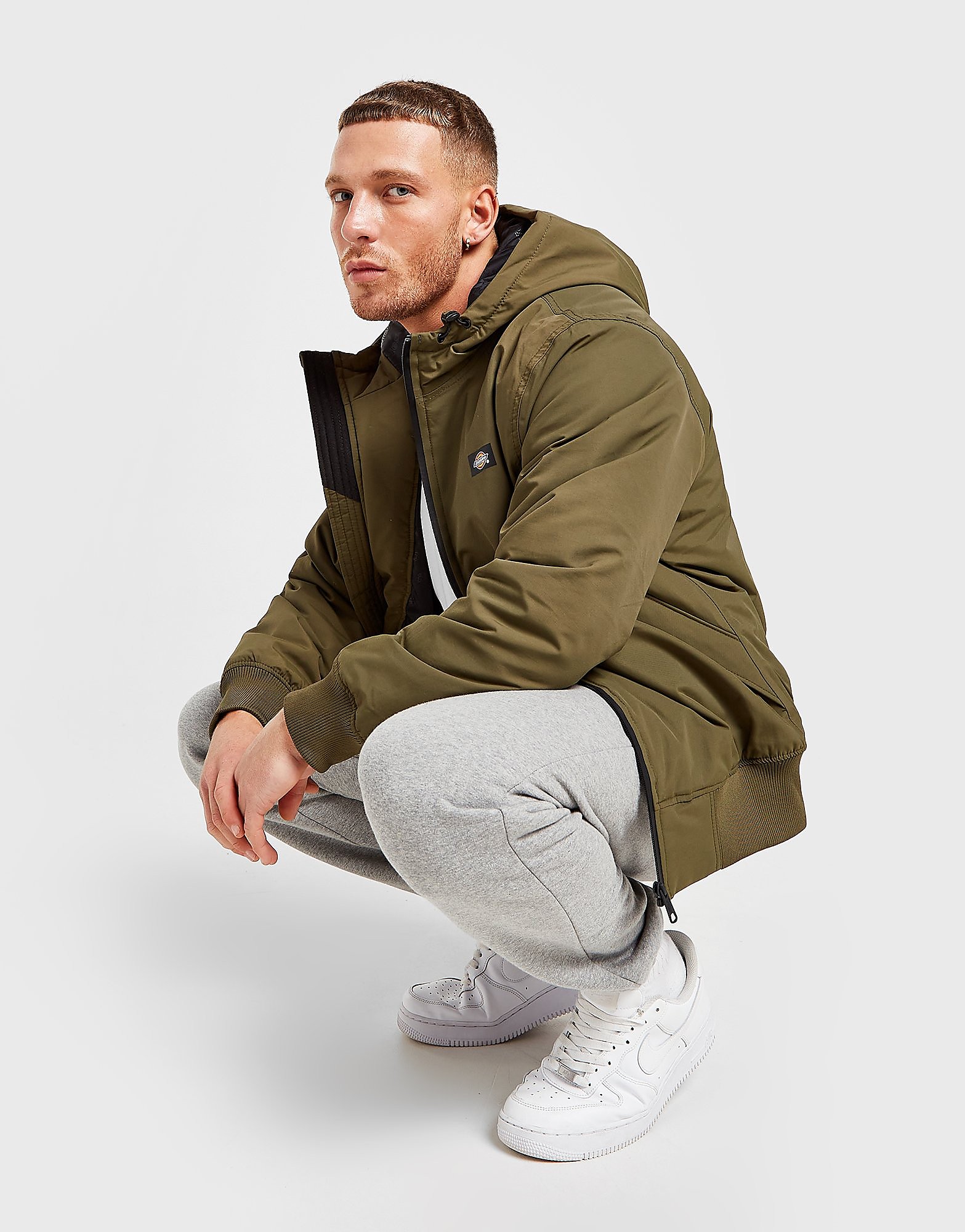 

Dickies Sharp Zip Through Jacket - Green - Mens, Green