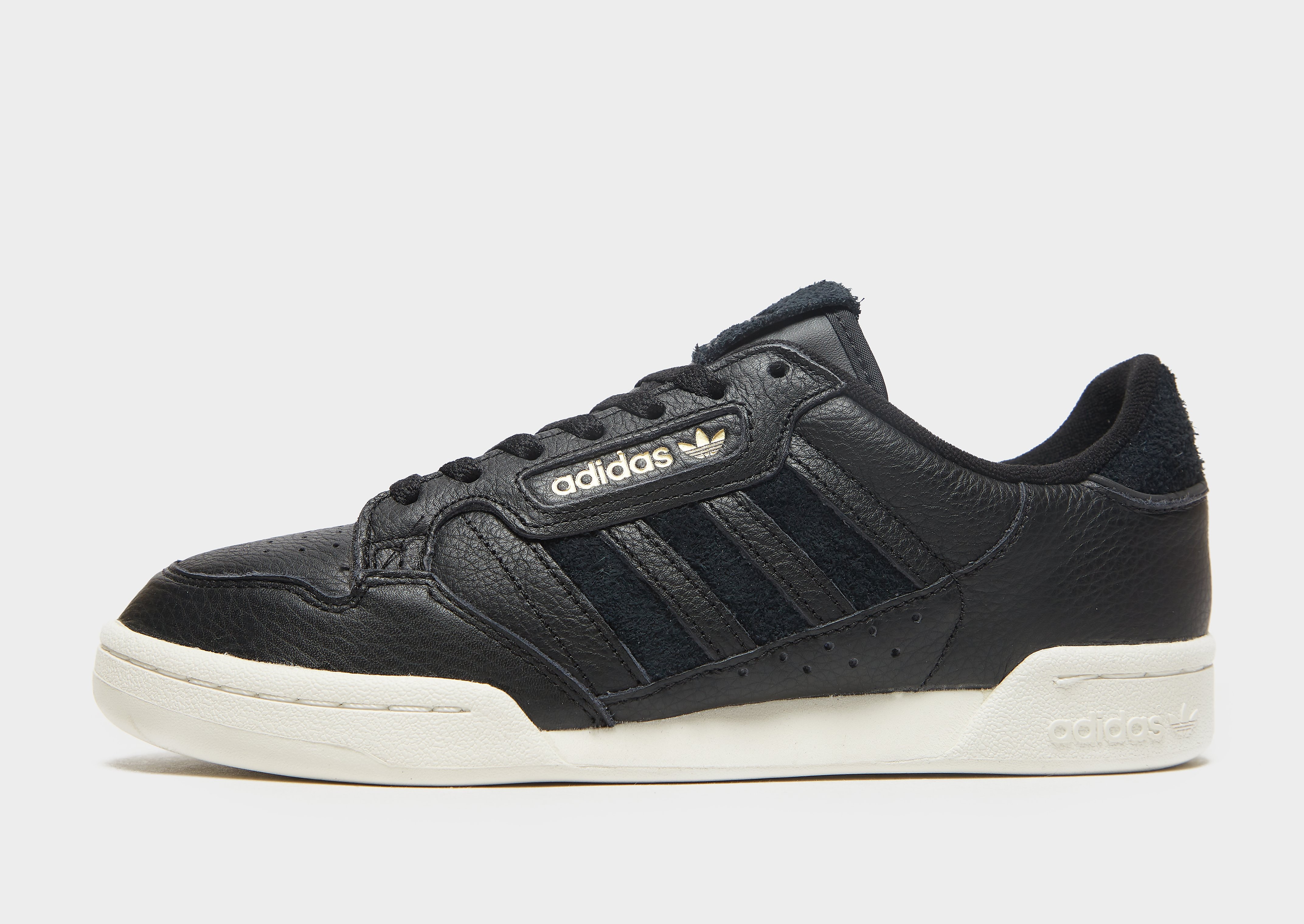

adidas Originals Conti 80 Stripes - Core Black / Off White / Matte Gold - Womens, Core Black / Off White / Matte Gold