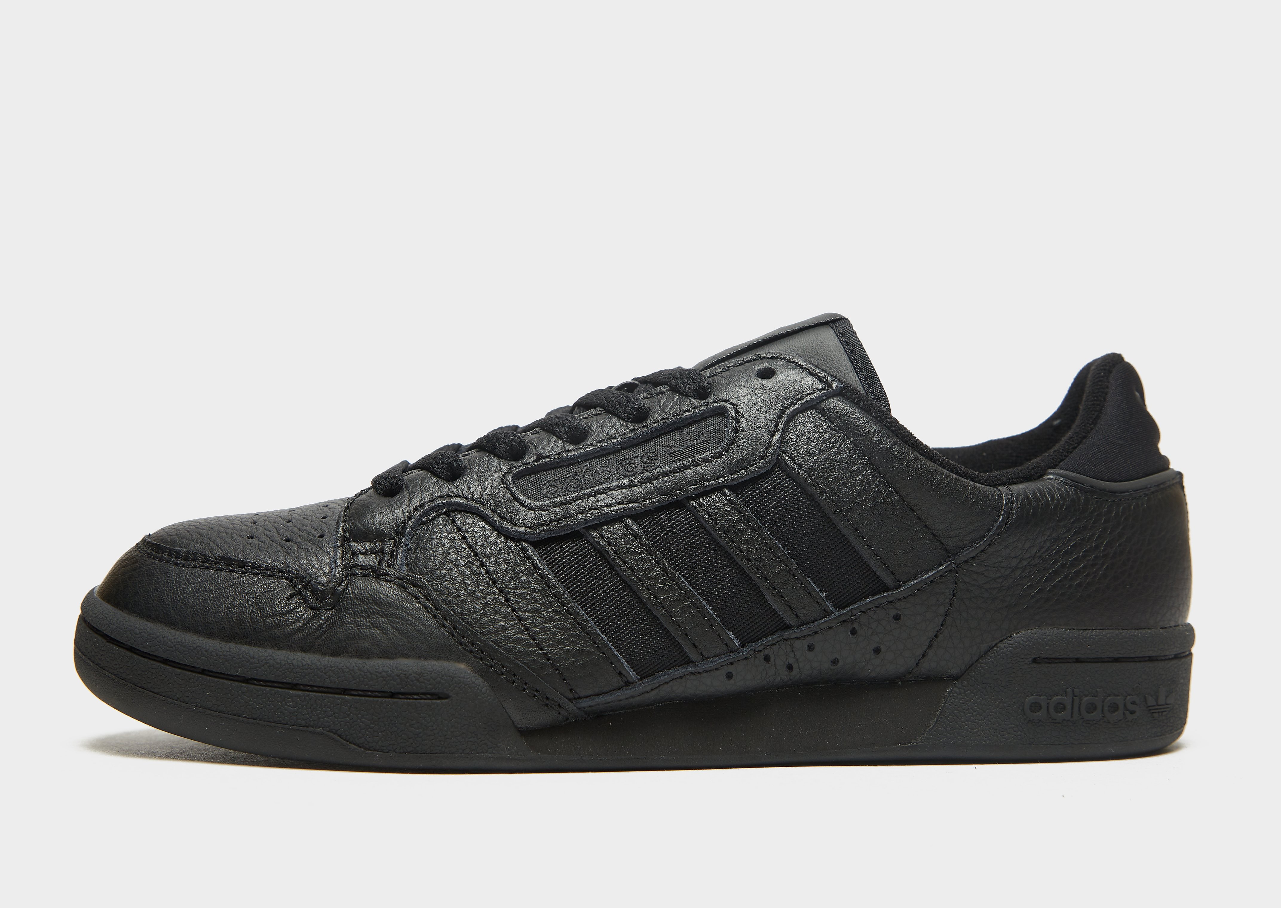 

adidas Originals Continental 80 Stripes - Core Black / Core Black / Core Black - Womens, Core Black / Core Black / Core Black