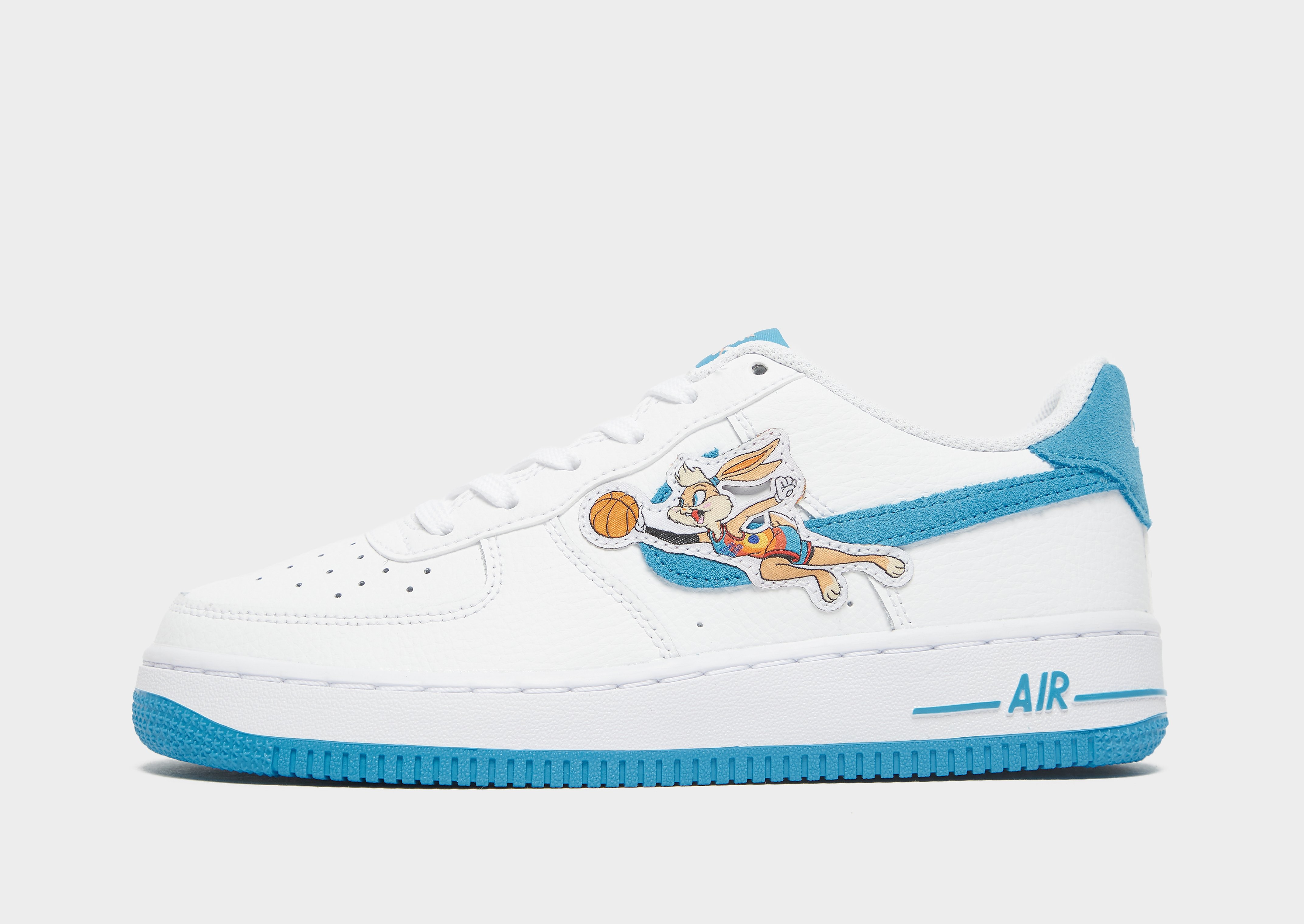 

Nike x Space Jam: A New Legacy Air Force 1 Junior - White/Blue - Kids, White/Blue