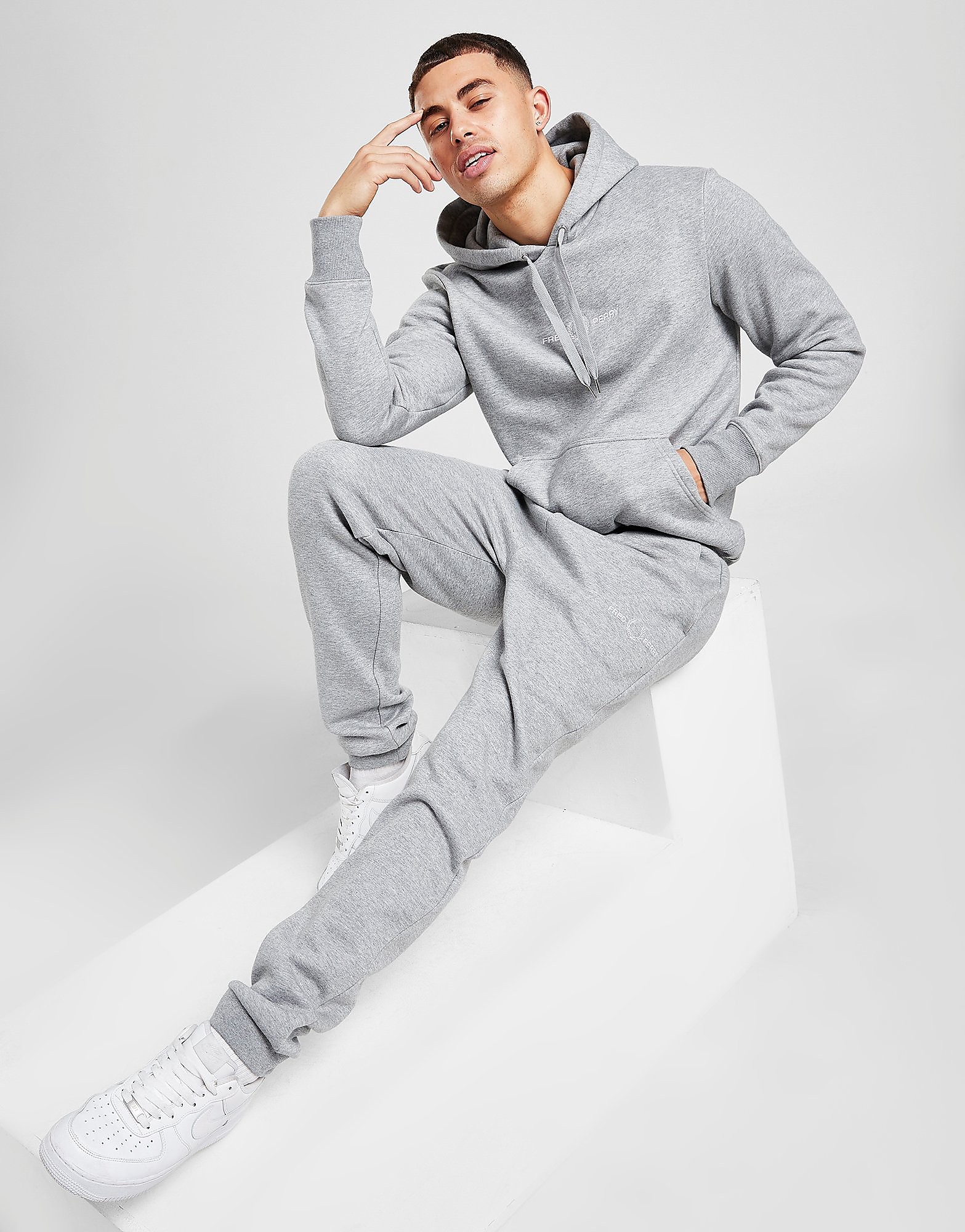 

Fred Perry Embroidered Logo Joggers - Only at JD - Grey - Mens, Grey