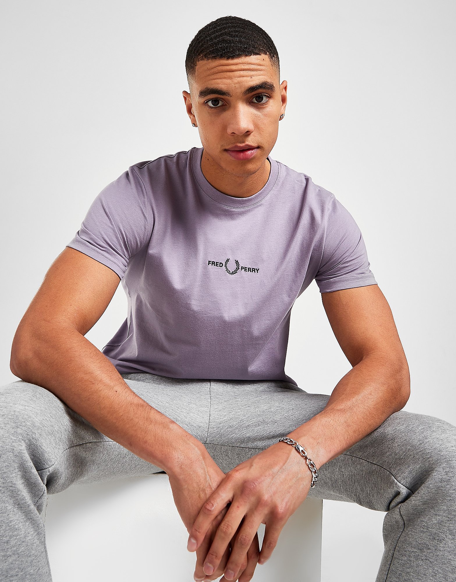 

Fred Perry Central Mini Logo T-Shirt - Only at JD - Purple - Mens, Purple