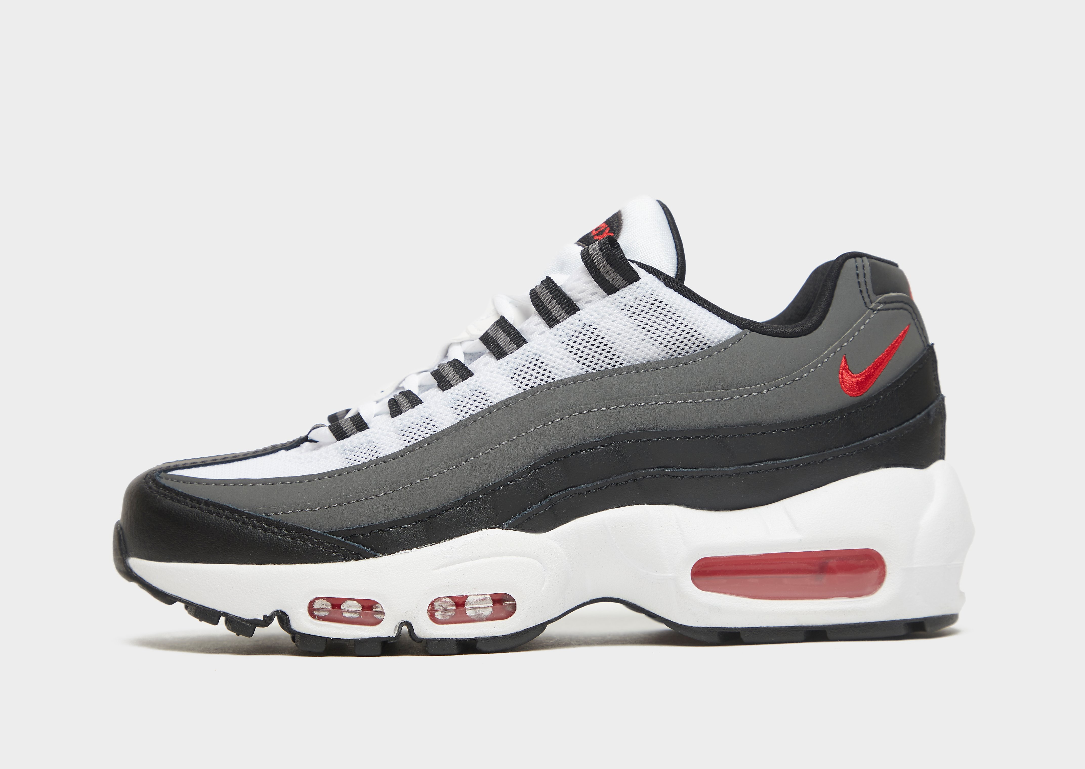 

Nike Air Max 95 Junior - White/Iron Grey/Black/University Red - Kids, White/Iron Grey/Black/University Red