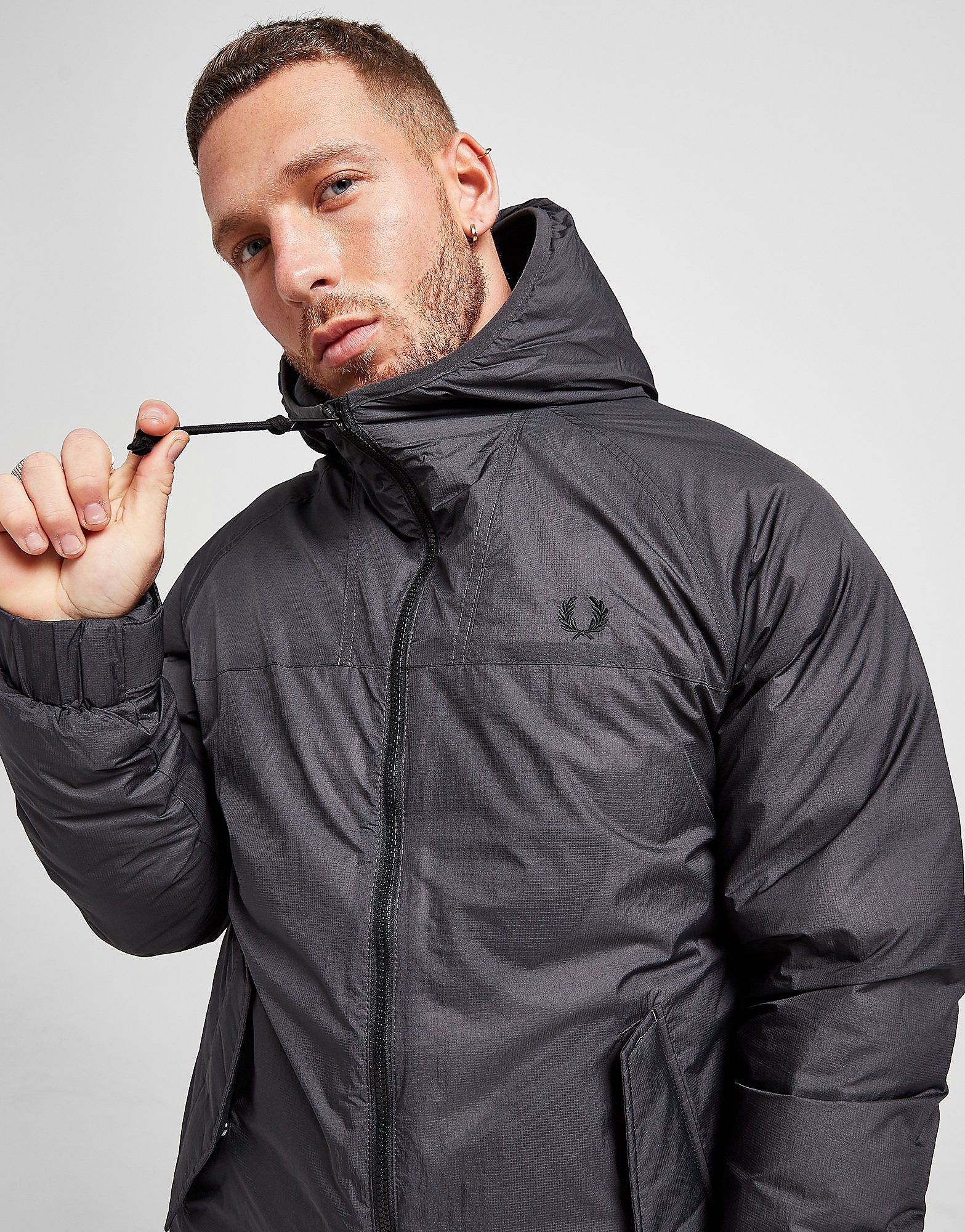 

Fred Perry Insulated Bubble Jacket - Grey - Mens, Grey