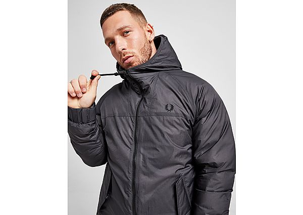 Fred Perry Insulated Bubble Jacket - Grey - Mens, Grey