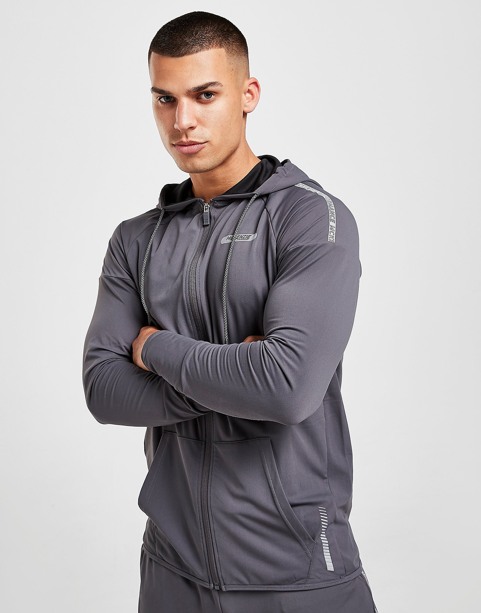 

McKenzie Pace Full Zip Hoodie - Only at JD - Grey/PRL - Mens, Grey/PRL