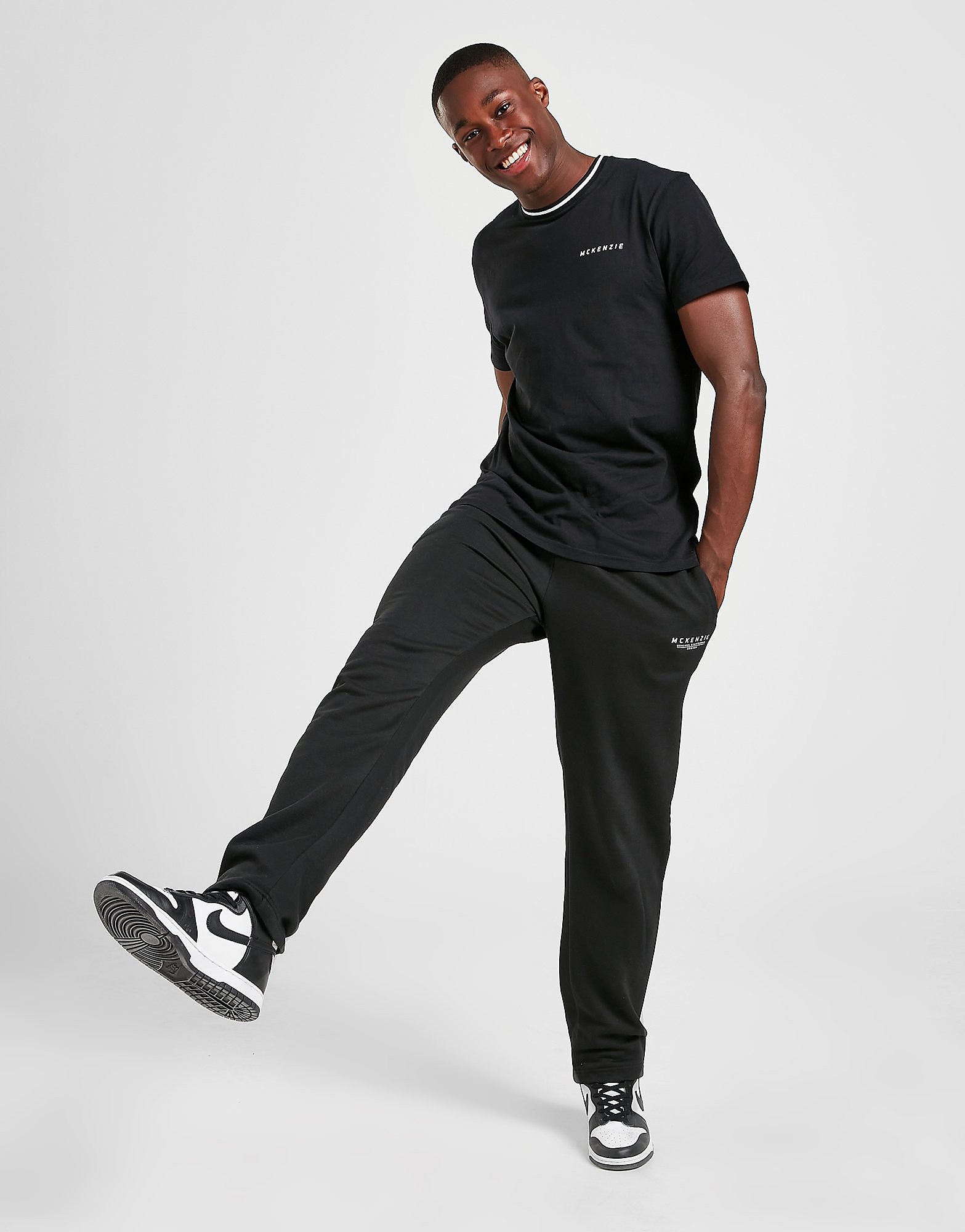 

McKenzie Essential Open Hem Joggers - Only at JD - Black - Mens, Black
