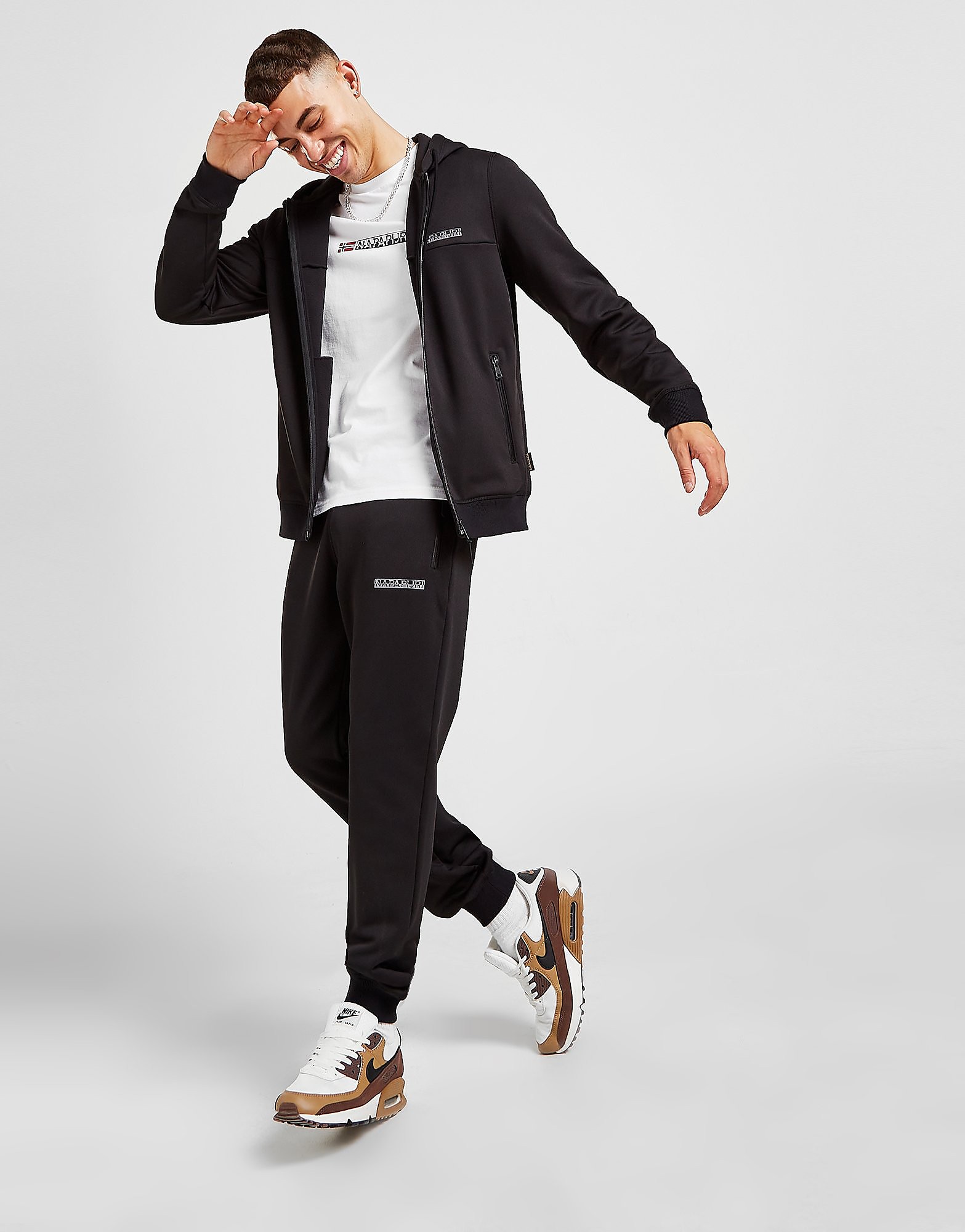 

Napapijri Poly Fleece Track Pants - Only at JD - Black - Mens, Black