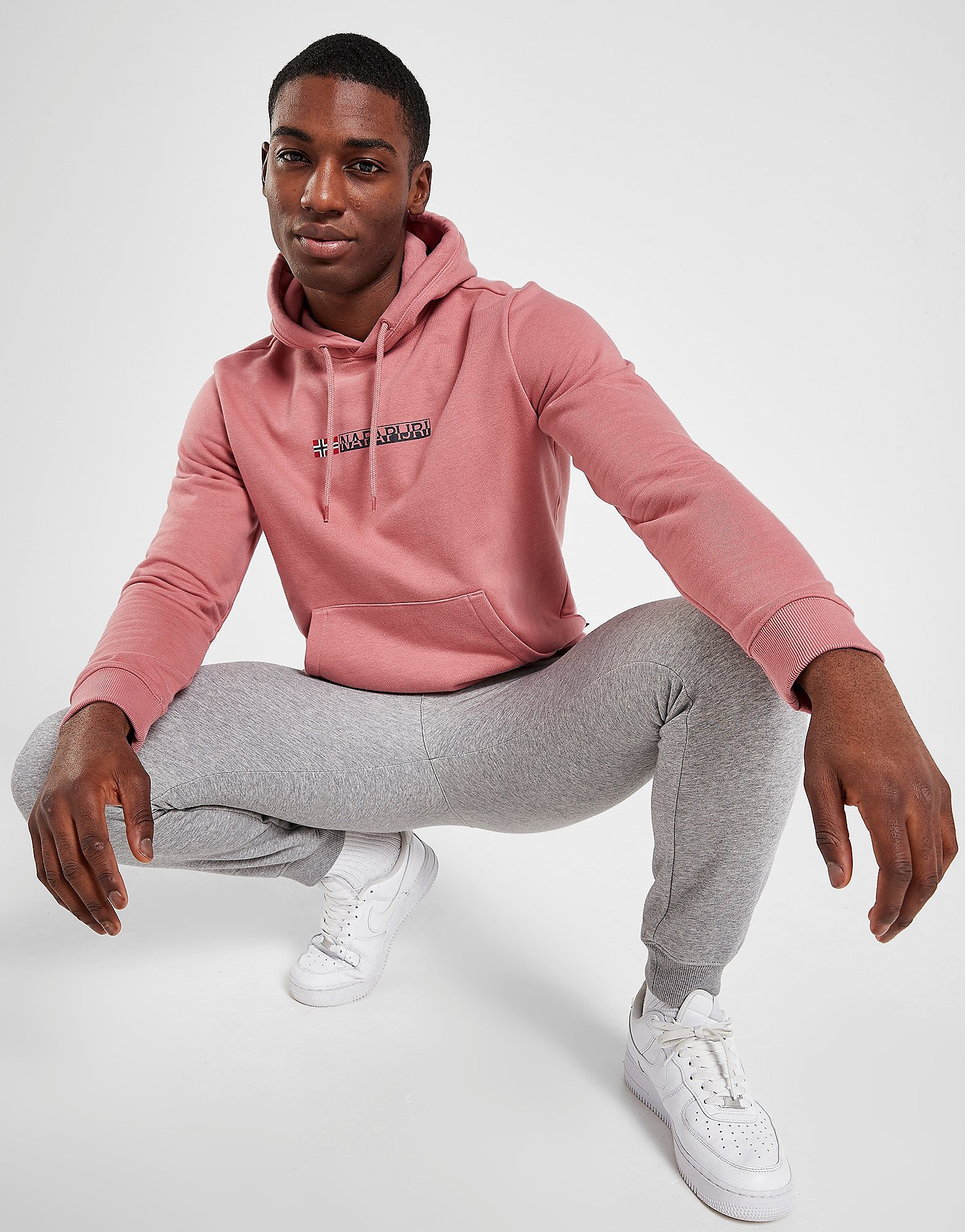 

Napapijri Central Logo Hoodie - Only at JD - Pink - Mens, Pink