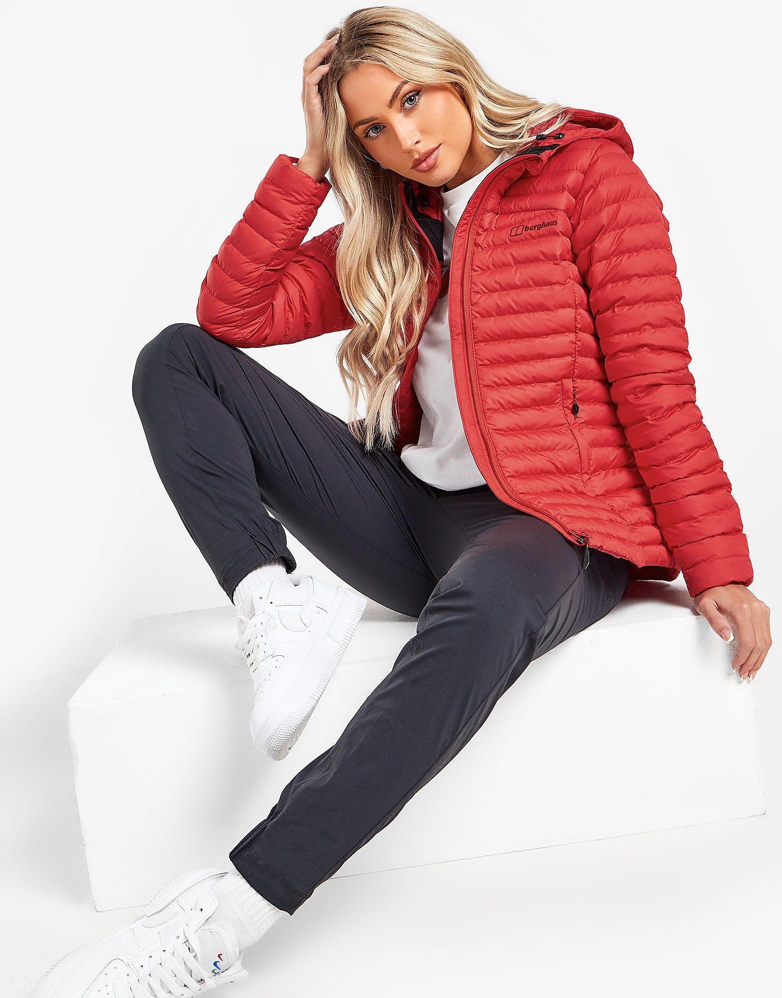 

Berghaus Nula Micro Padded Jacket - Red - Womens, Red