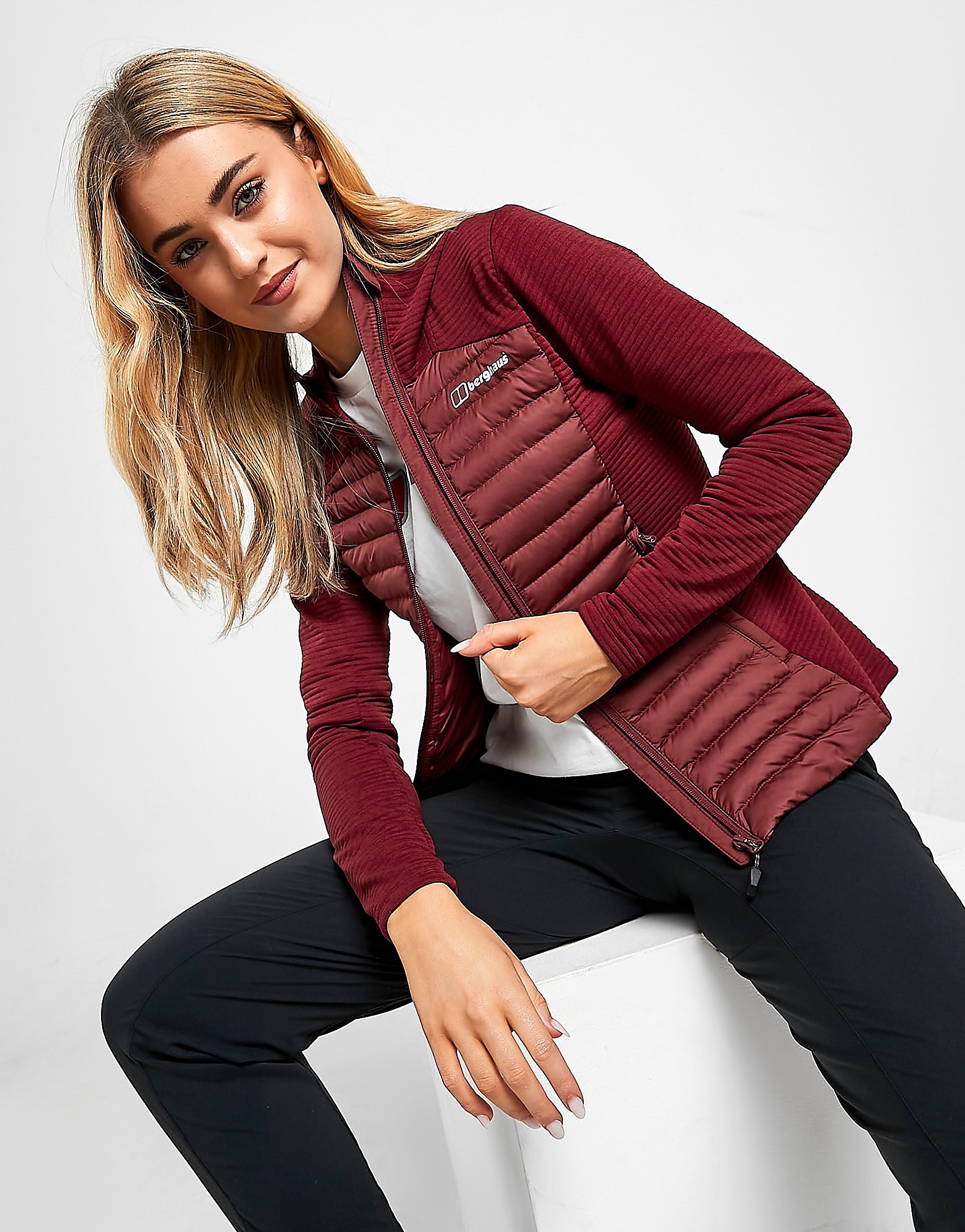 

Berghaus Nula Hybrid Jacket - Red - Womens, Red