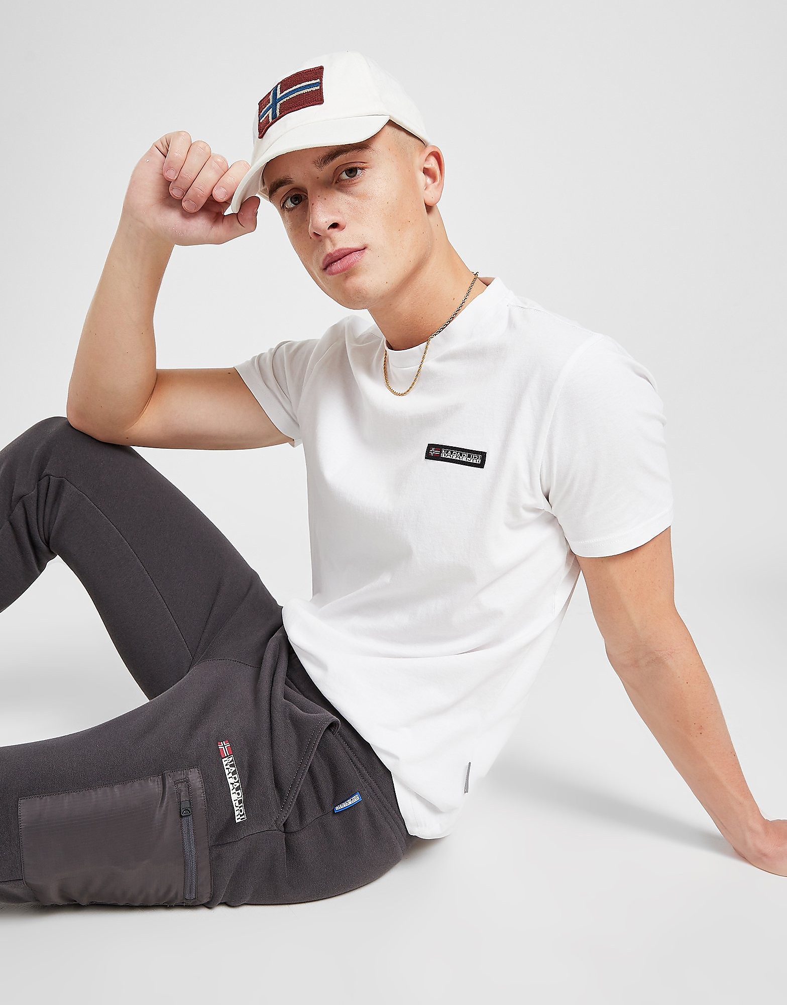 

Napapijri Core T-Shirt - Only at JD - White - Mens, White