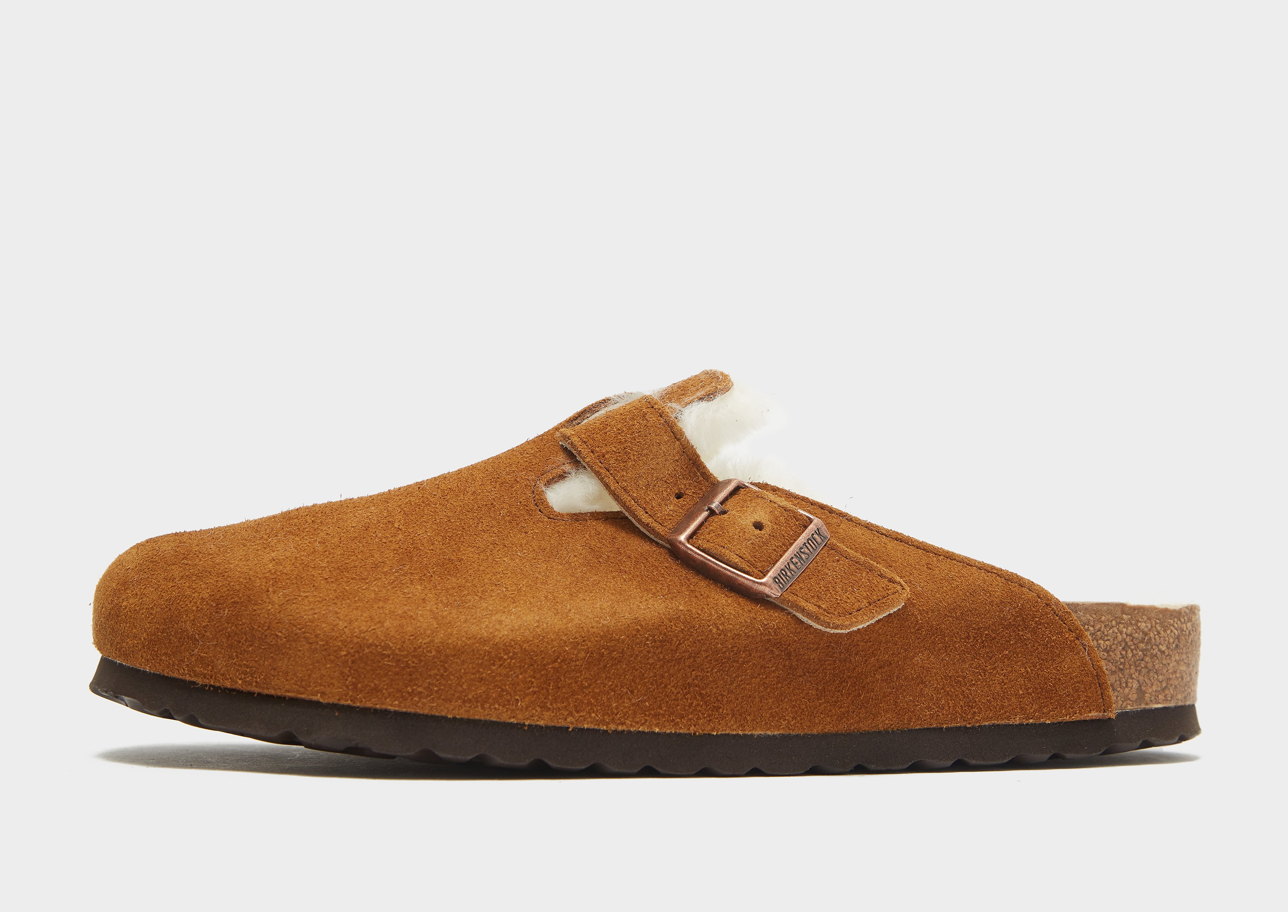 

Birkenstock Boston Shearling Sandal - Brown - Mens, Brown