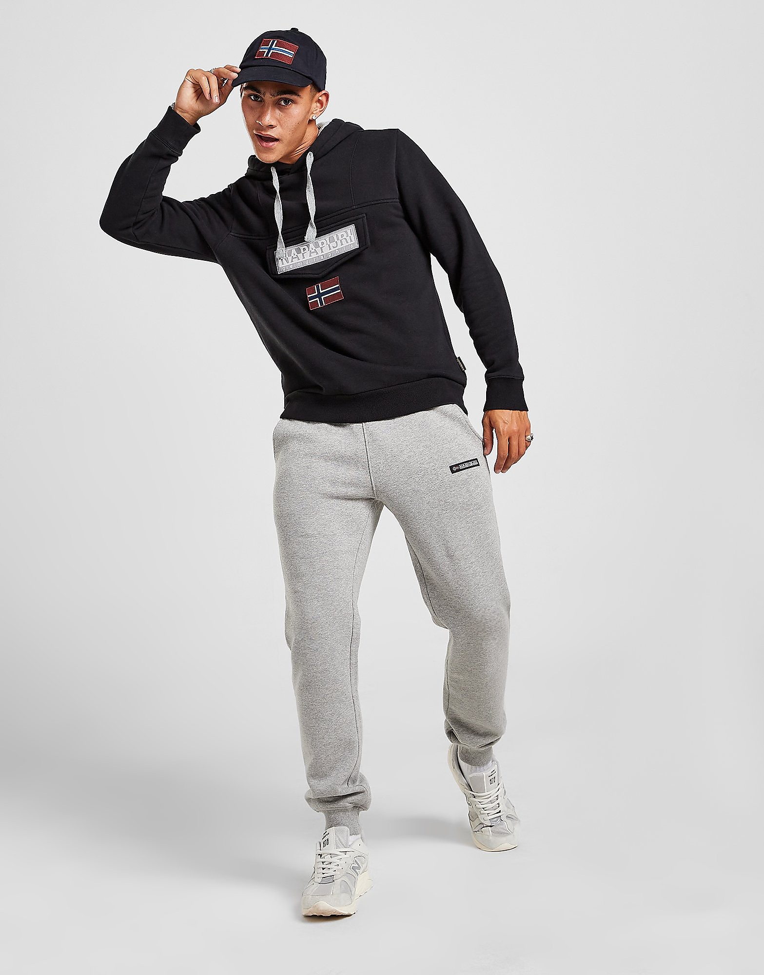 

Napapijri Burgee Overhead Hoodie - Only at JD - Black - Mens, Black
