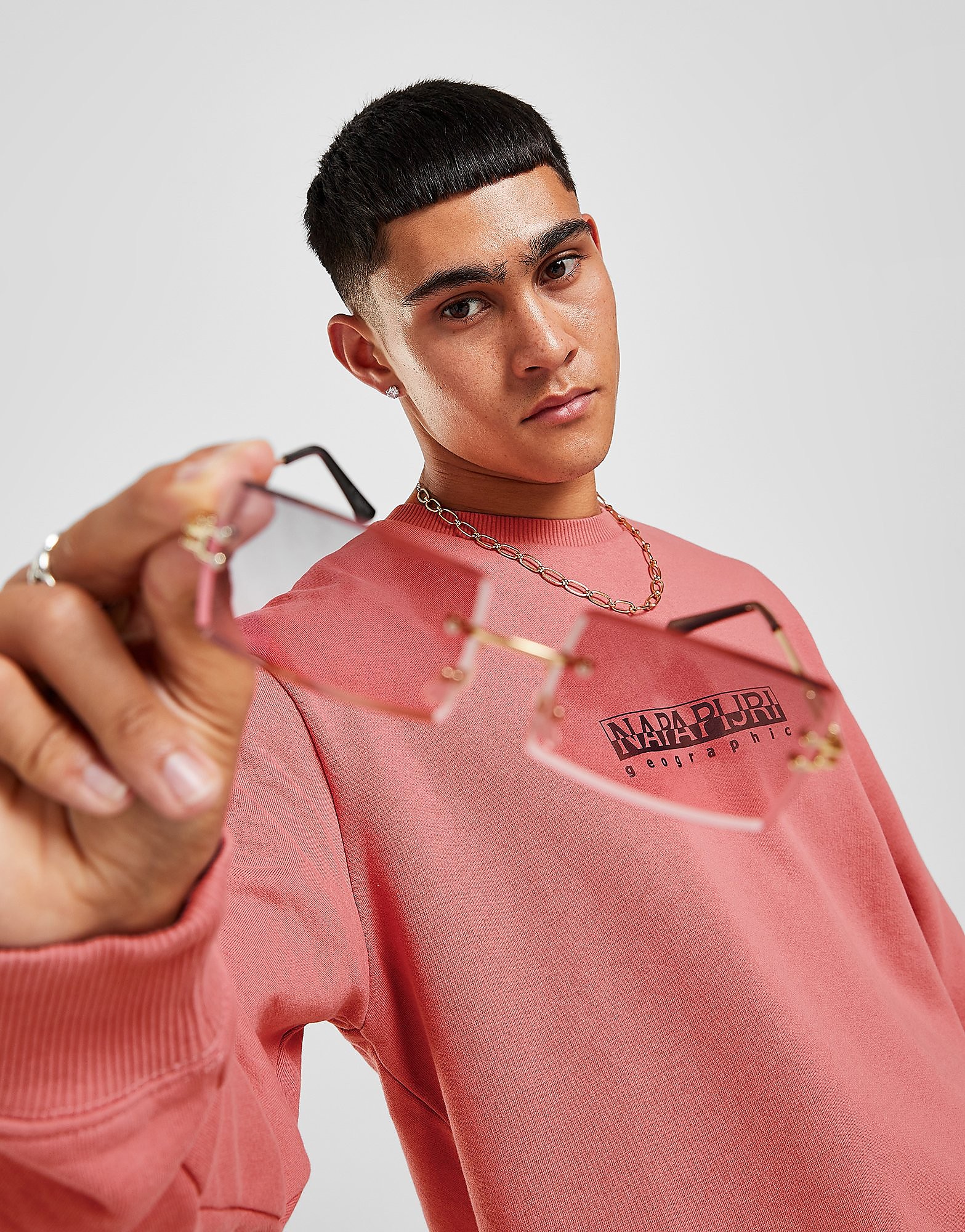 

Napapijri Box Crew Sweatshirt - Pink - Mens, Pink