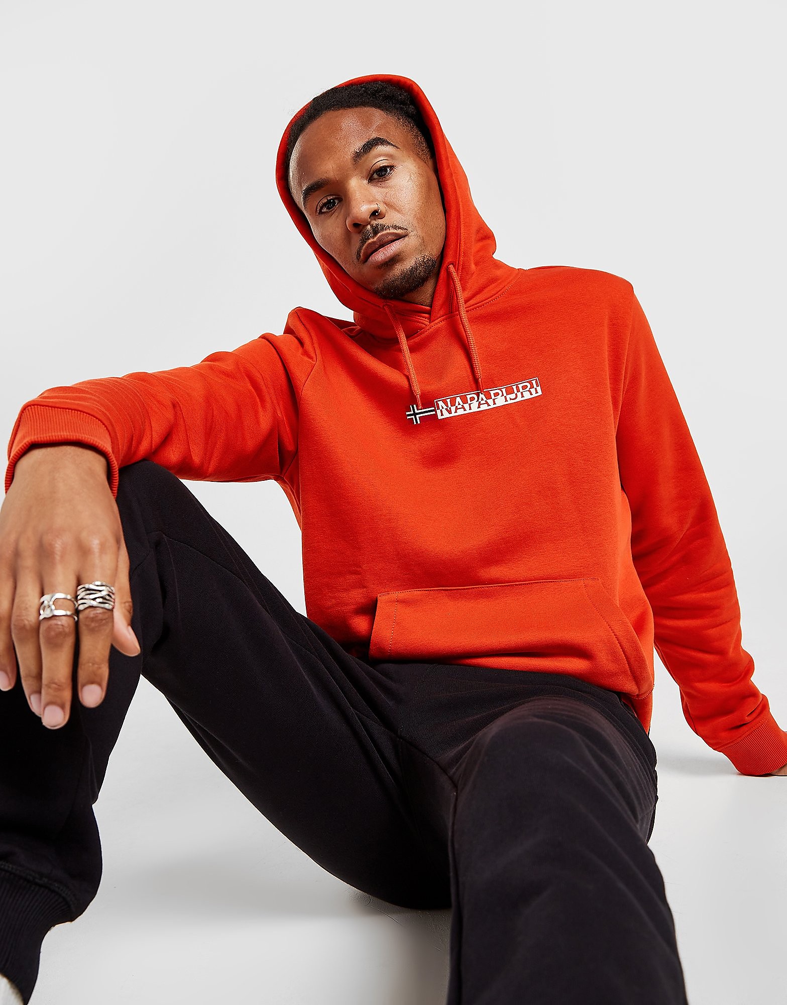 

Napapijri Central Logo Hoodie - Only at JD - Orange - Mens, Orange