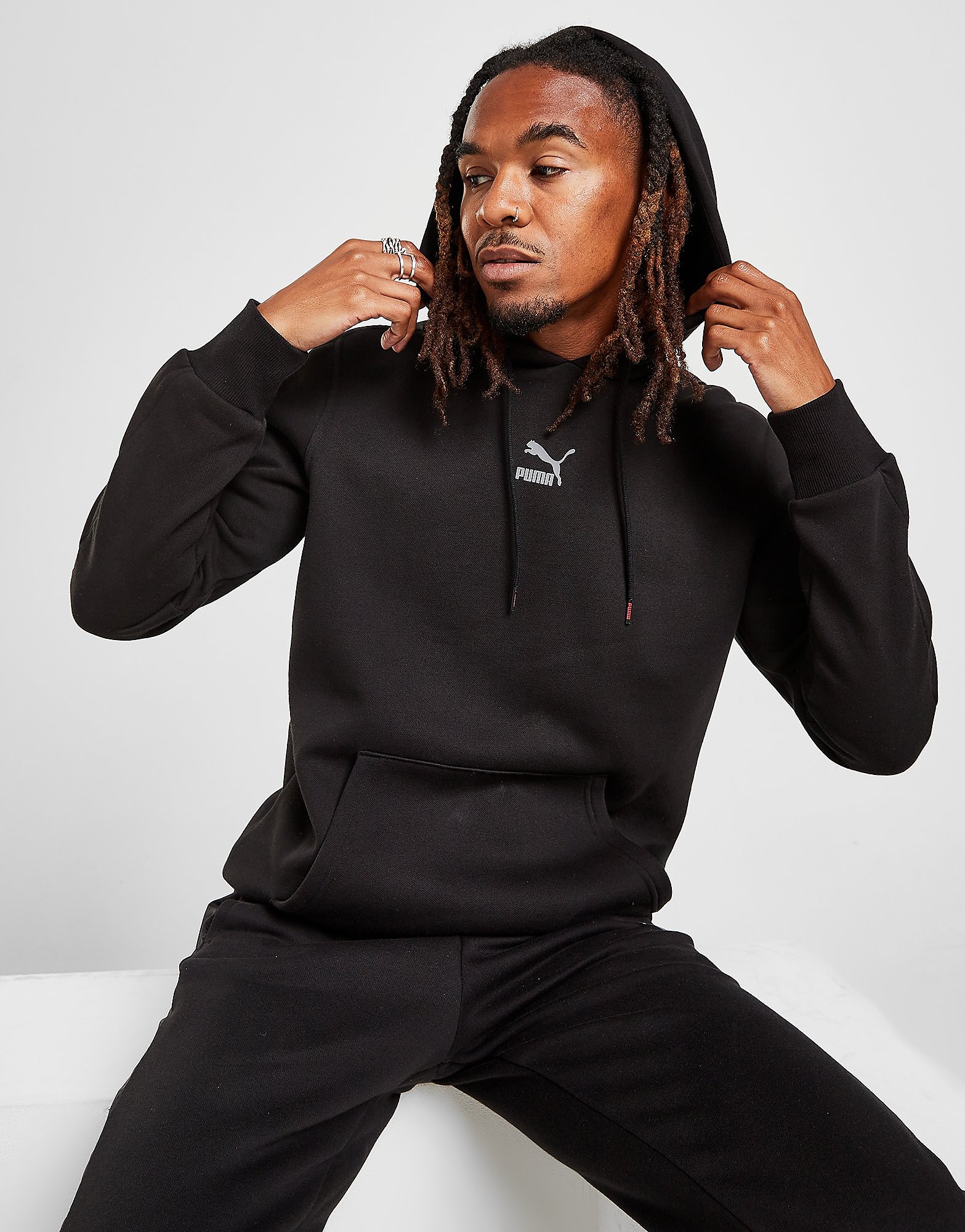 

Puma CLSX+ Overhead Hoodie - Only at JD - Black - Mens, Black