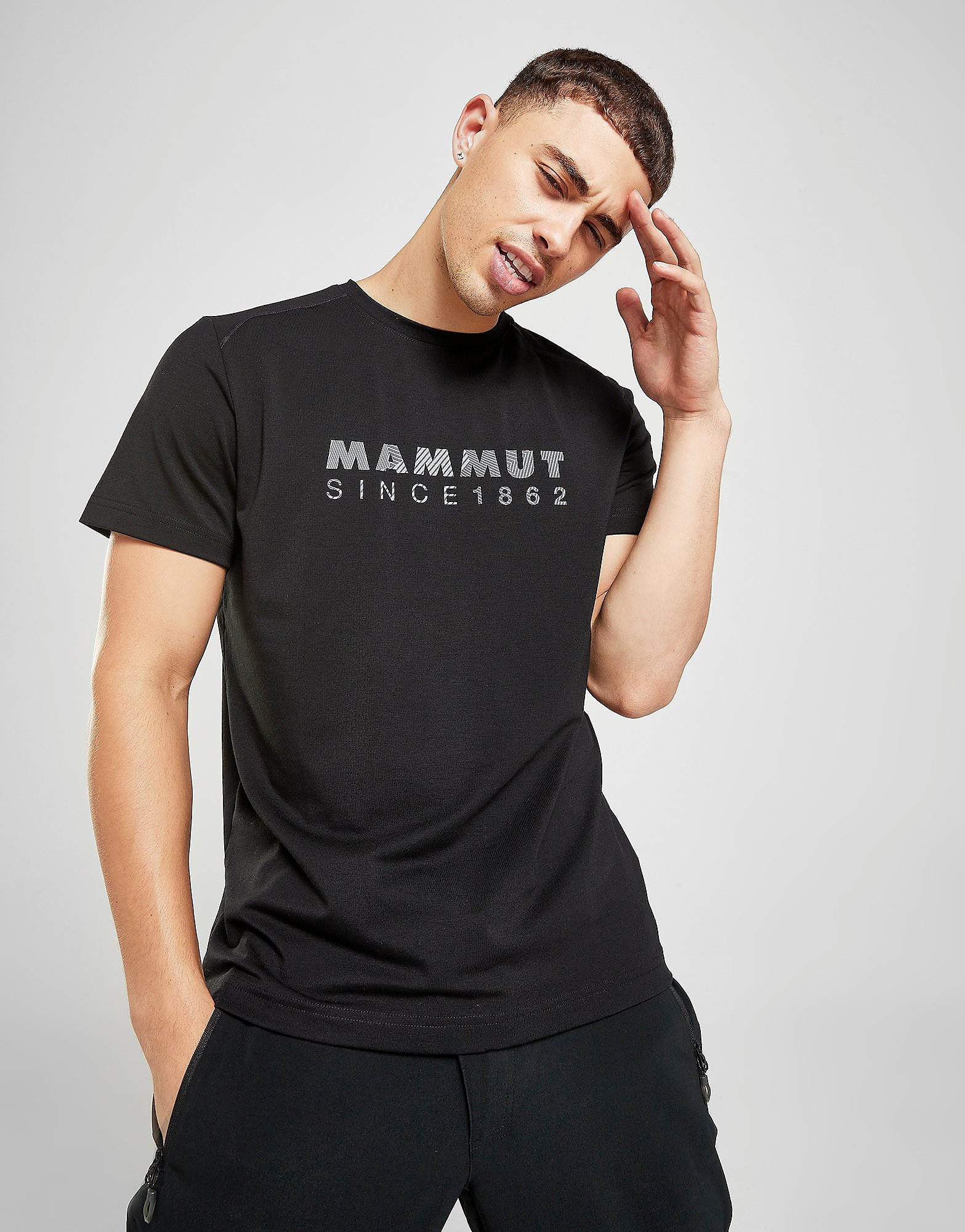 

Mammut Logo T-Shirt - Black - Mens, Black
