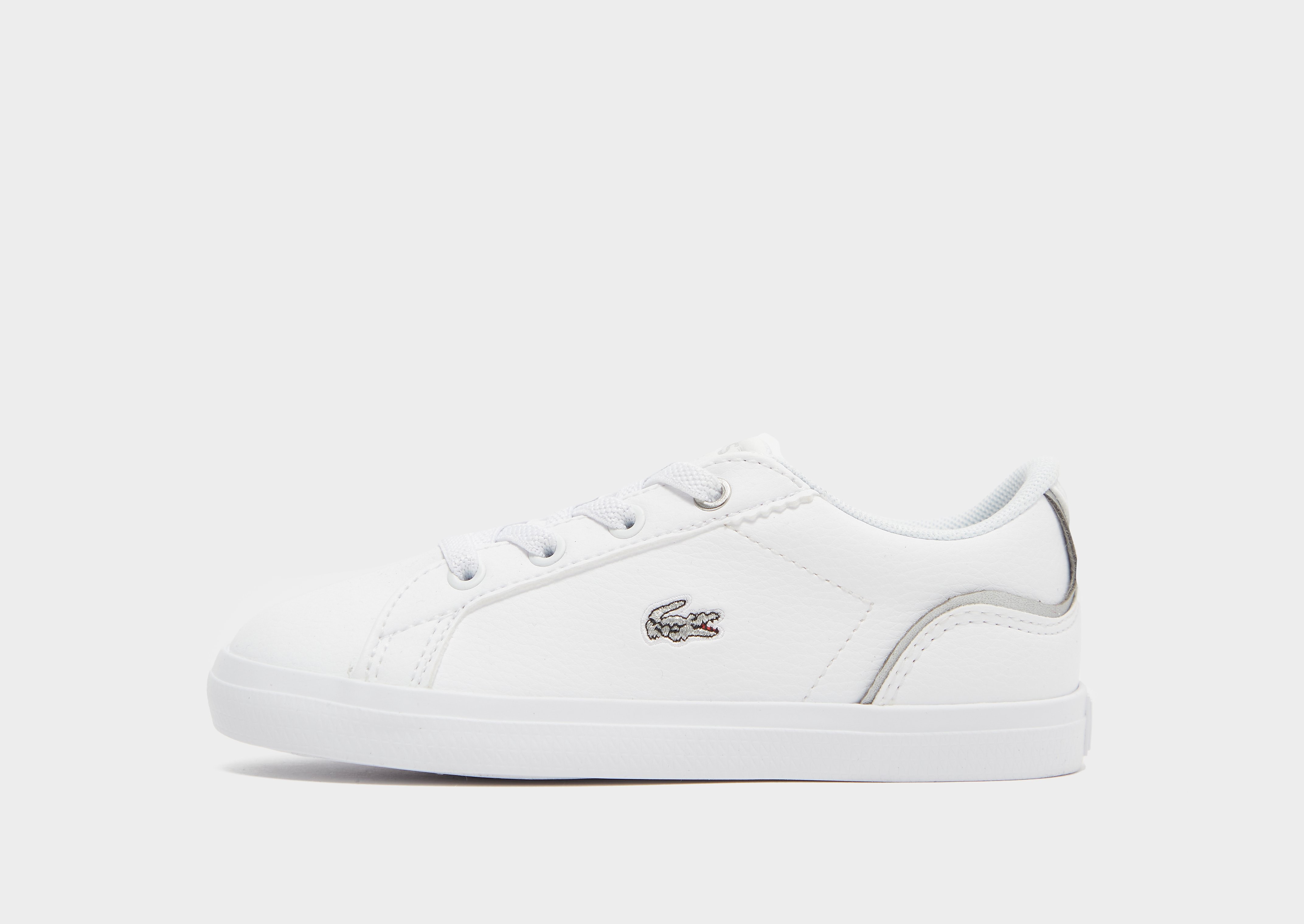 

Lacoste Lerond Infant - White/WHT/SIL - Kids, White/WHT/SIL