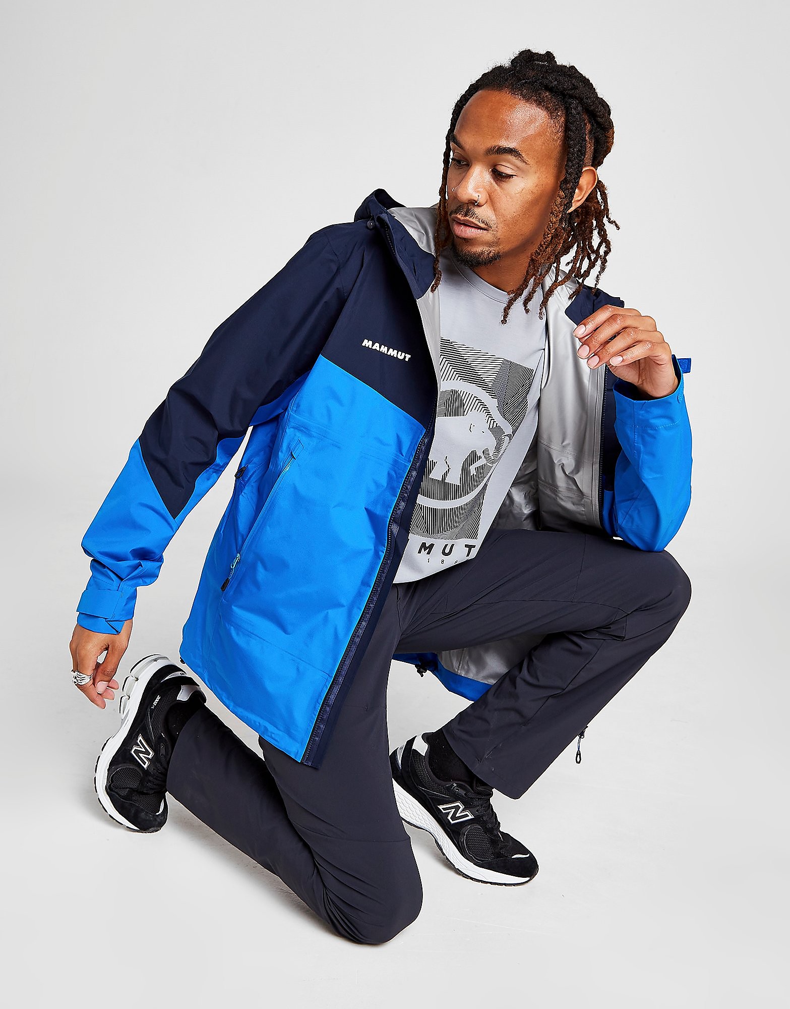 

Mammut Convey Full Zip Shell Jacket - Blue - Mens, Blue