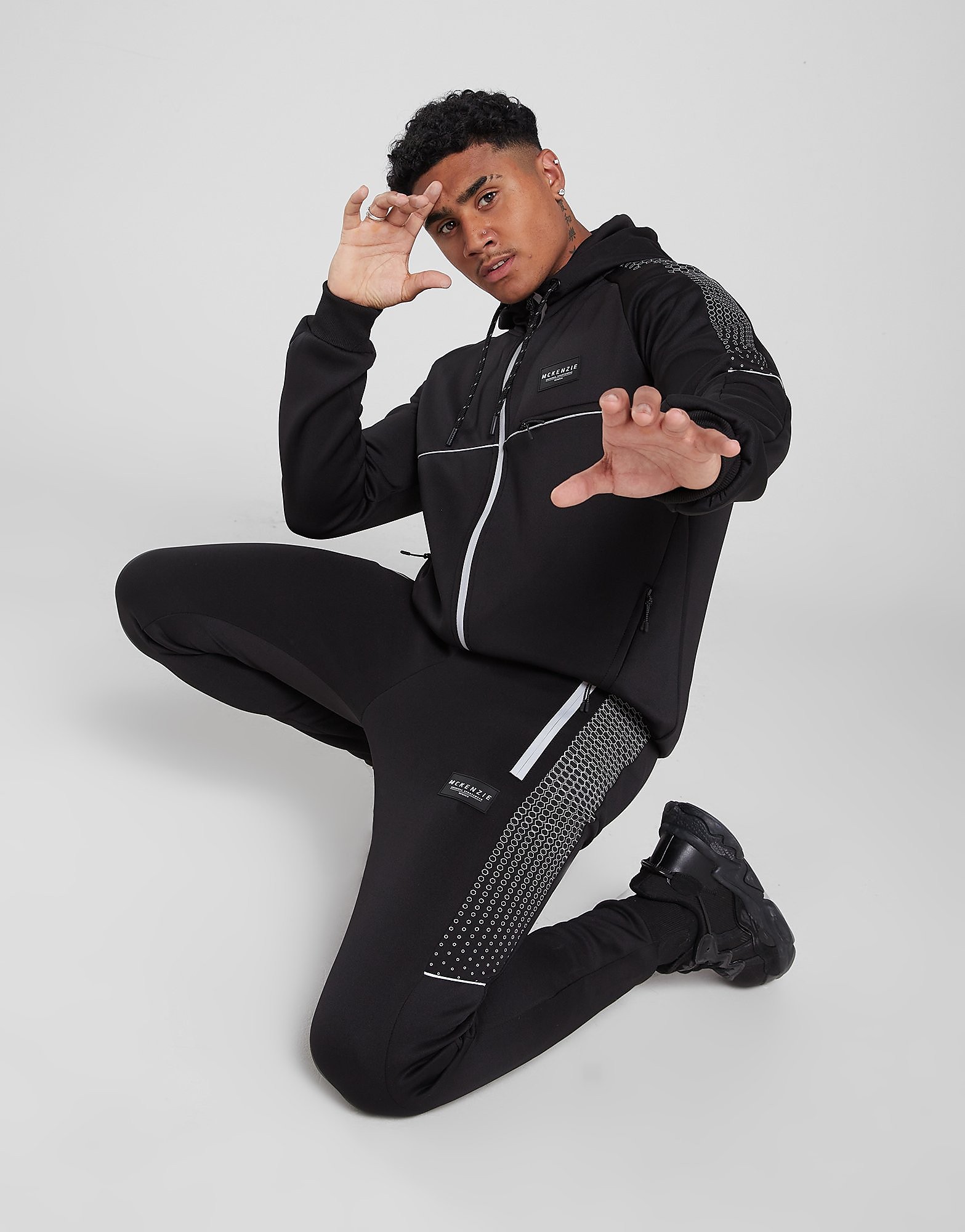 

McKenzie Kaiden Poly Track Pants - Only at JD - Black - Mens, Black