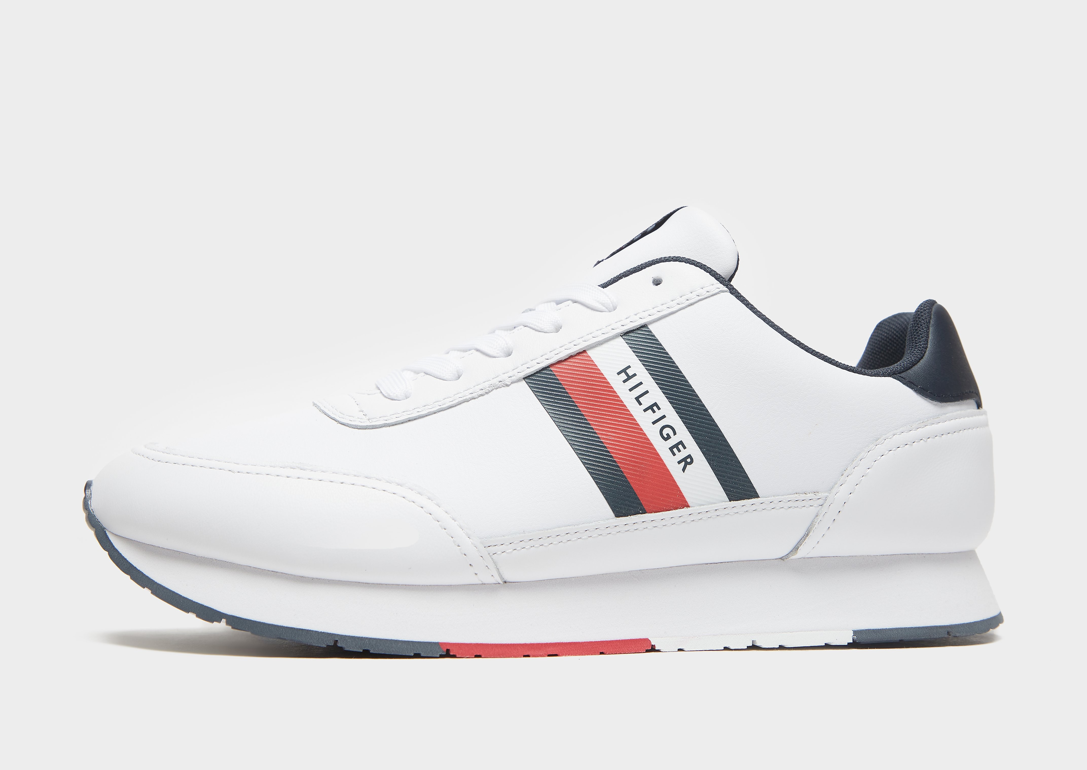 

Tommy Hilfiger Essential Run Stripes - White - Mens, White