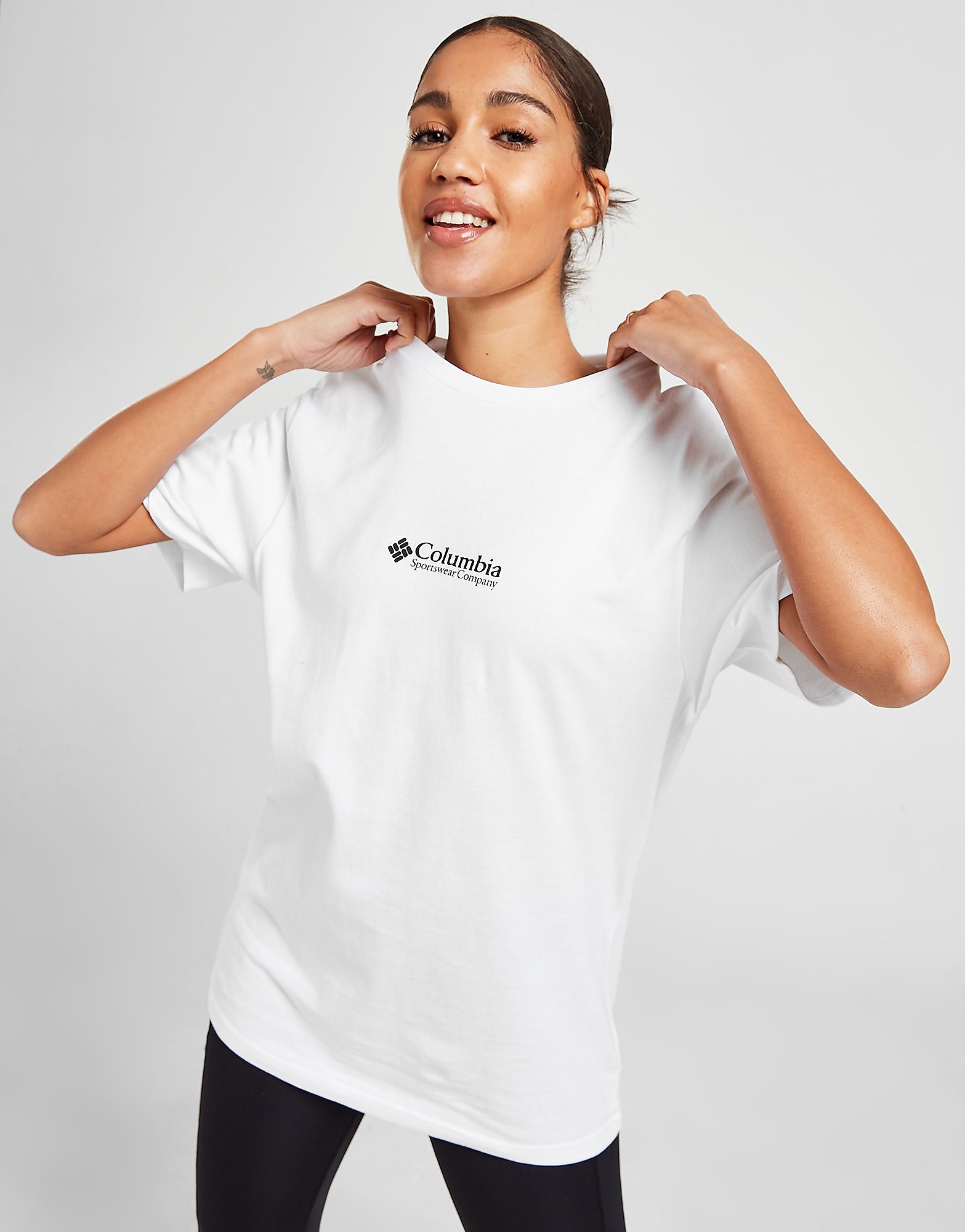 

Columbia Logo T-Shirt - White - Womens, White