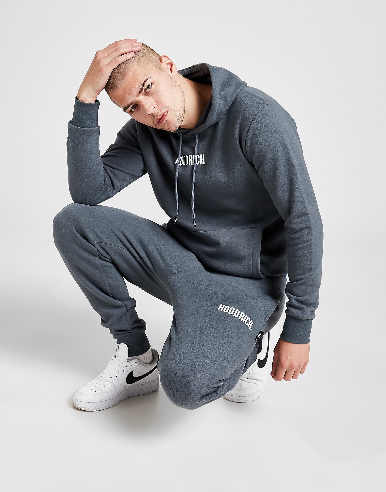 

Hoodrich Core Small Logo Tracksuit - Grey - Mens, Grey