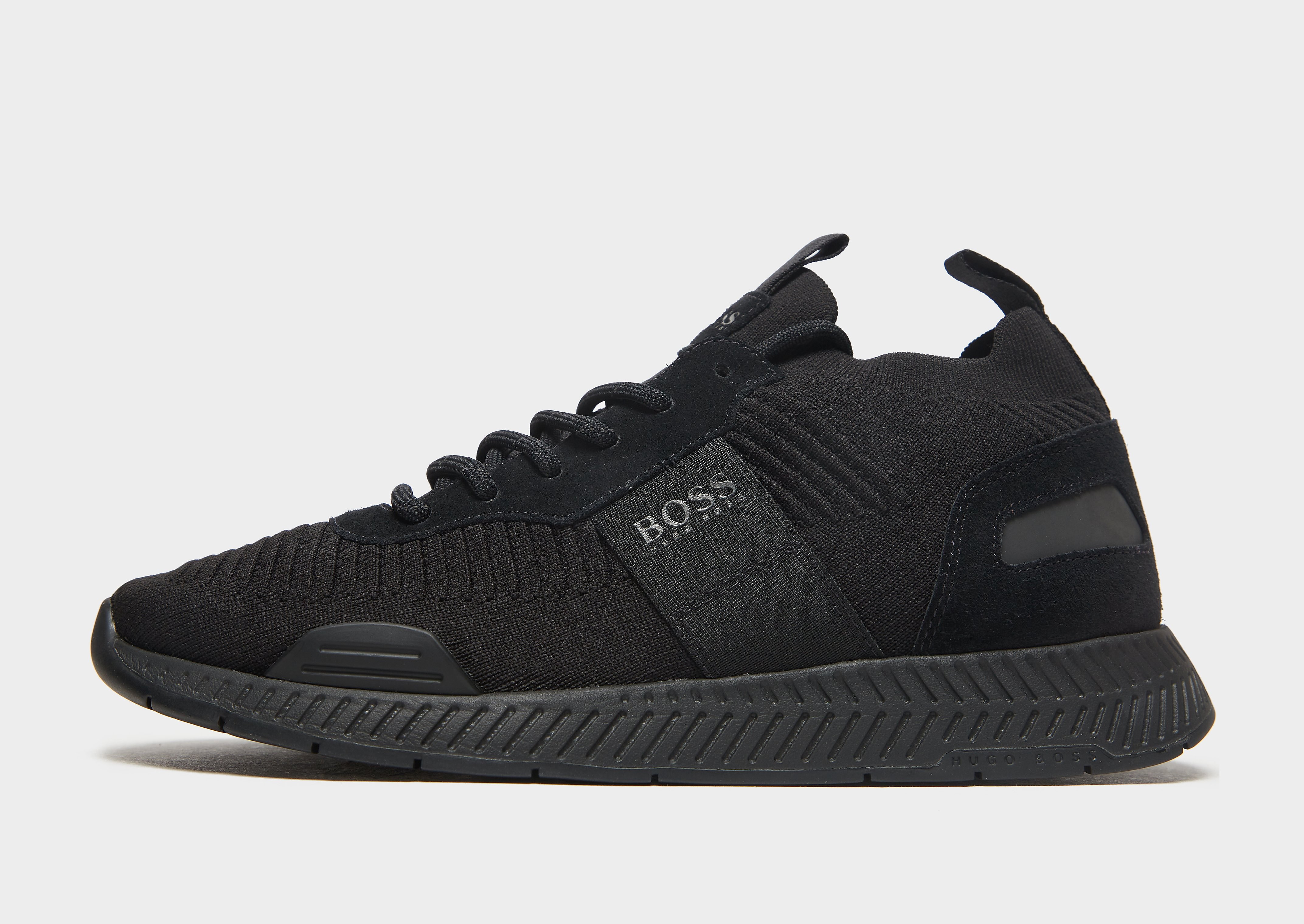 

BOSS Titanium Run Knit - Black - Mens, Black