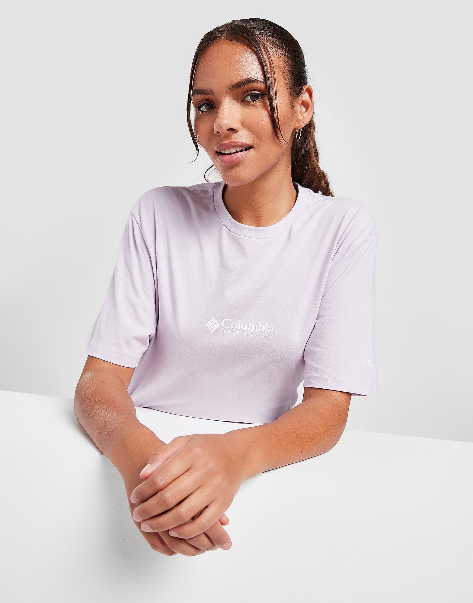 

Columbia Logo T-Shirt - Purple - Womens, Purple