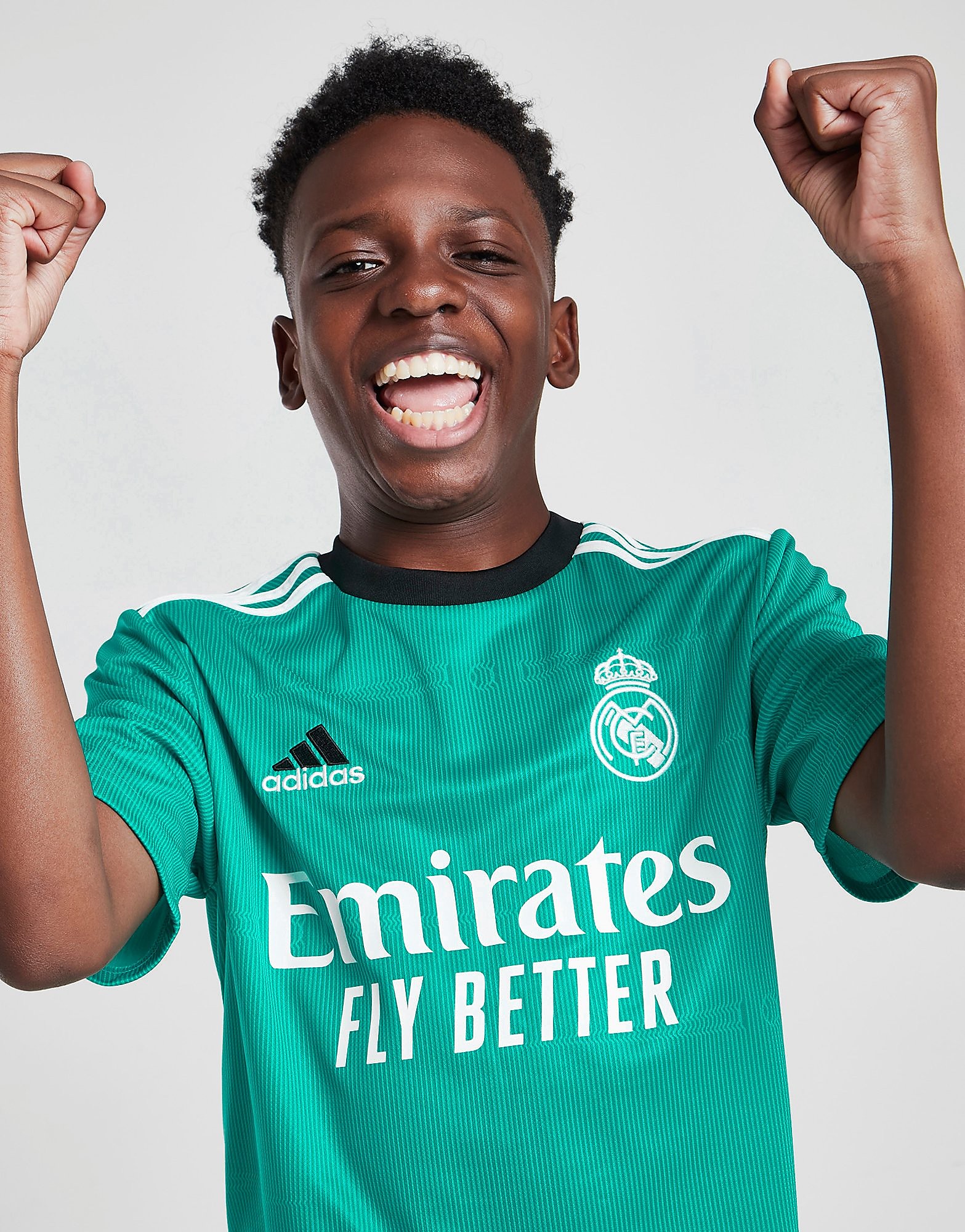 

adidas Real Madrid 2021/22 Third Shirt Junior - Hi-Res Aqua - Kids, Hi-Res Aqua