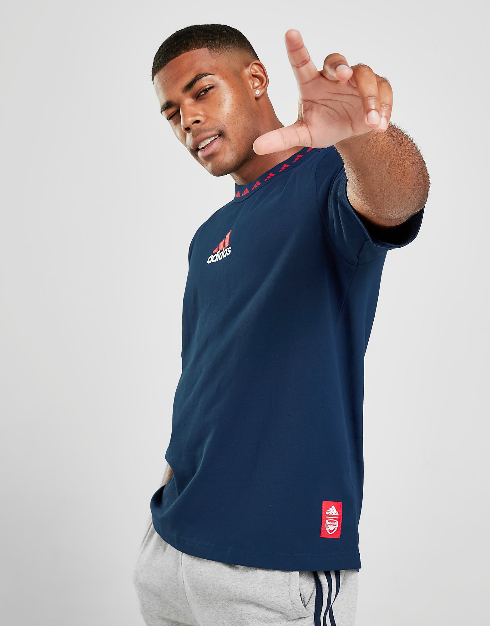 

adidas Arsenal FC Icon T-Shirt - Blue - Mens, Blue