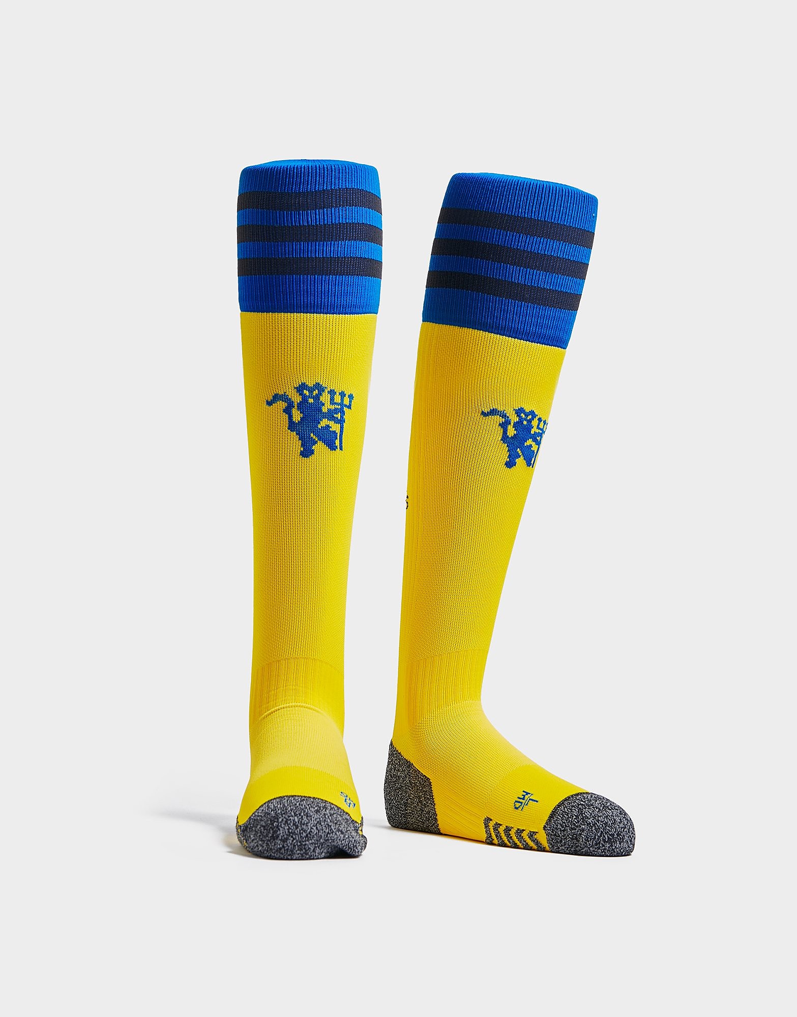 adidas Manchester United FC 2021/22 Third Socks - Yellow - Mens, Yellow