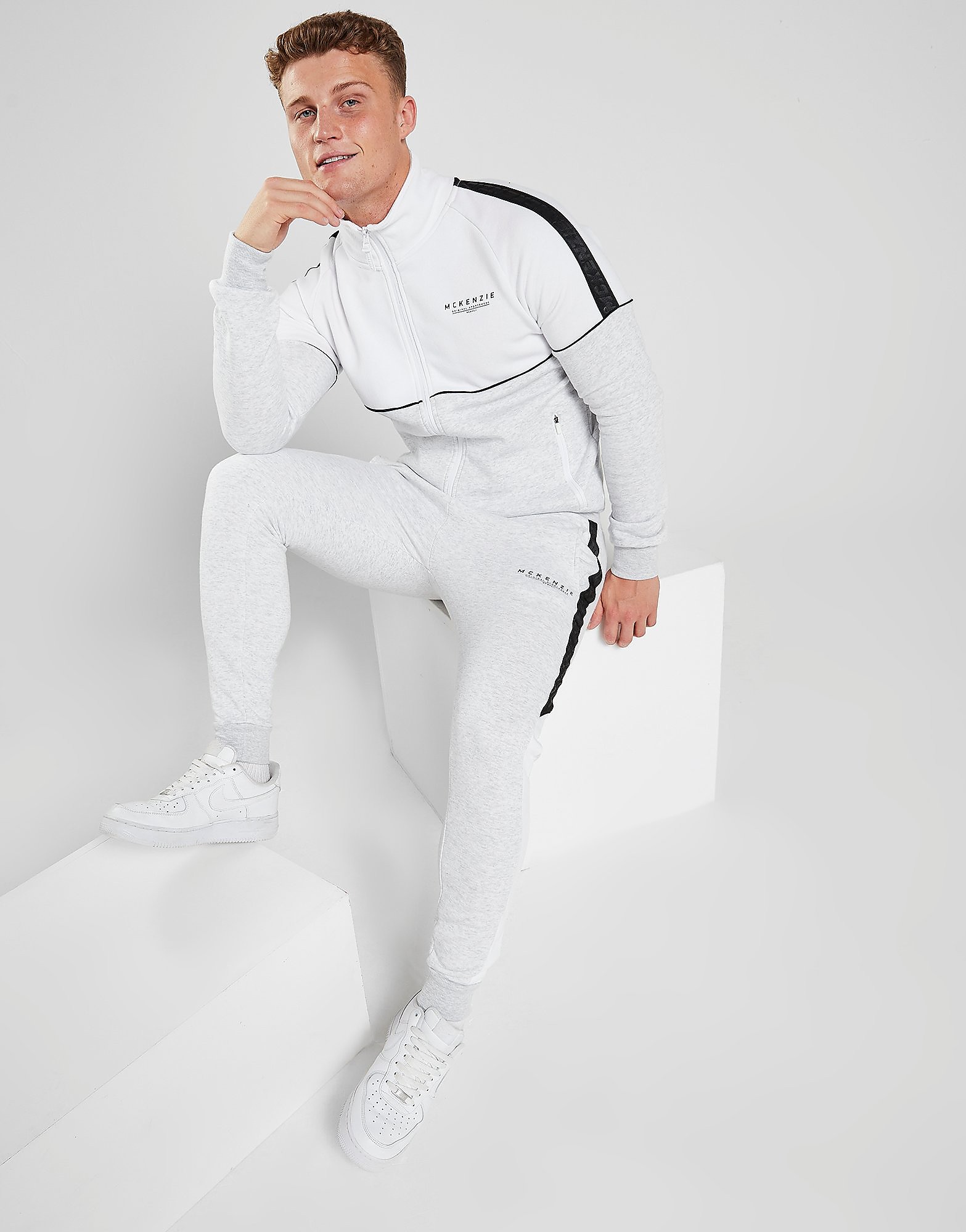 

McKenzie Emmet Fleece Tracksuit - Only at JD - Grey - Mens, Grey