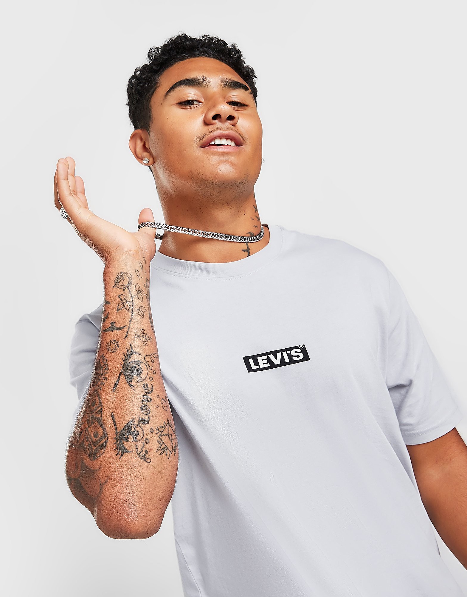

Levis Baby Tab T-Shirt - Only at JD - Grey - Mens, Grey
