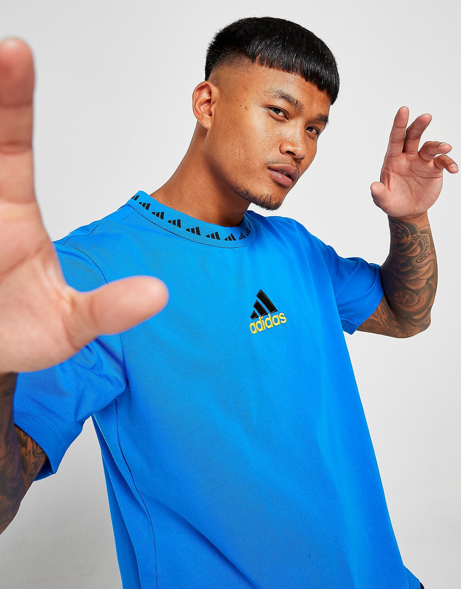 

adidas Manchester United FC Icon T-Shirt - Blue - Mens, Blue