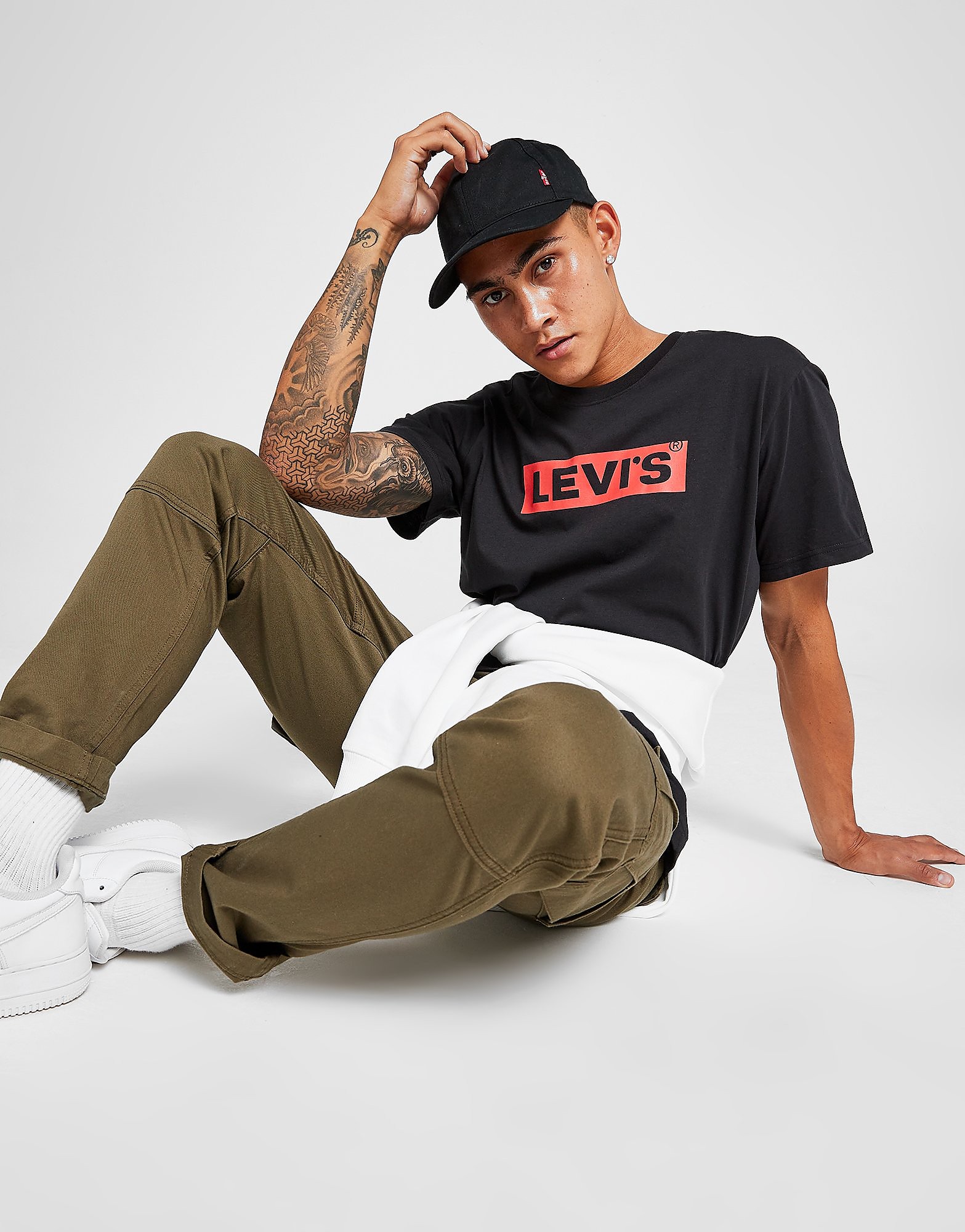 

LEVI'S Boxtab T-Shirt - Black, Black