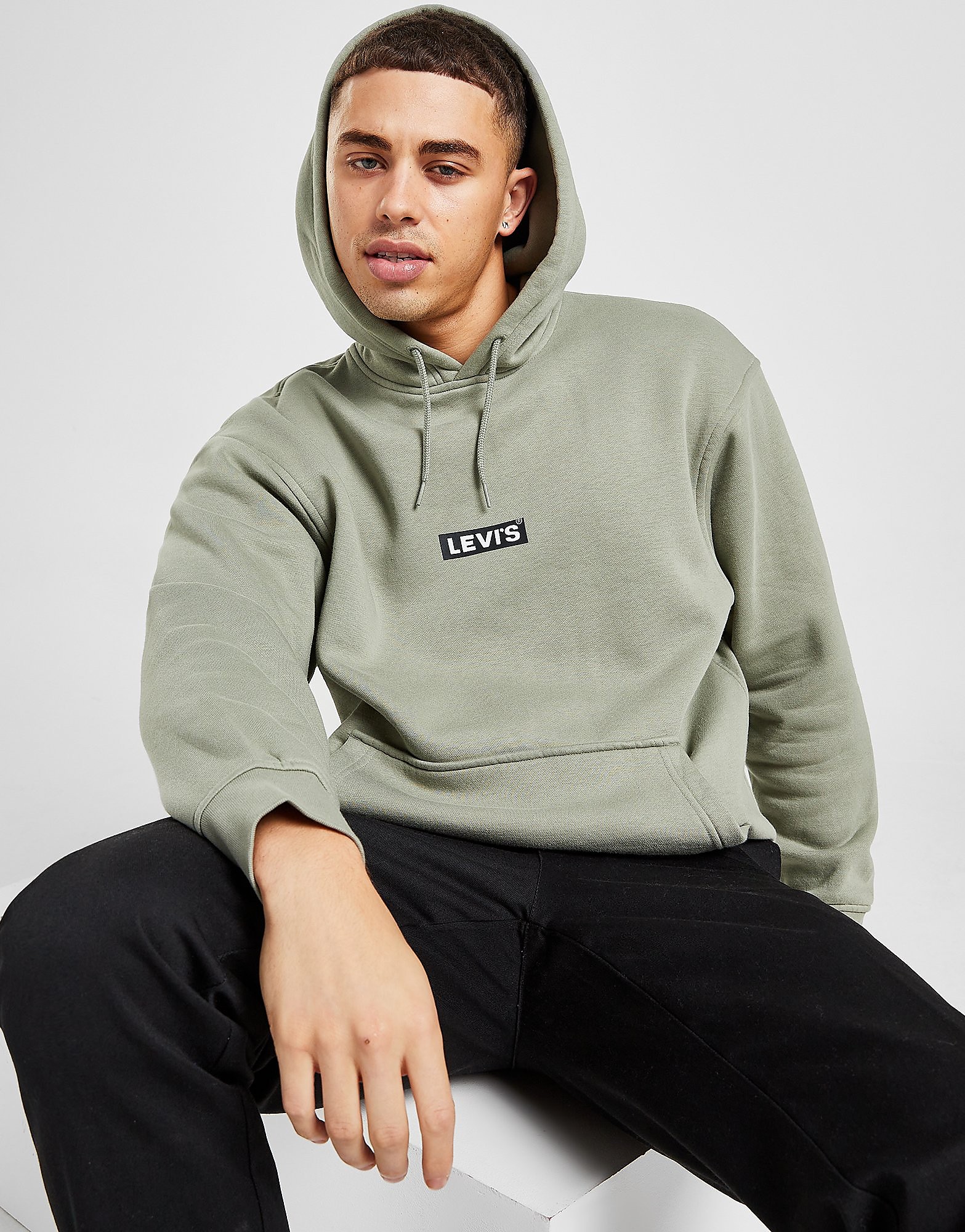 

Levis Baby Tab Hoodie - Only at JD - Brown - Mens, Brown