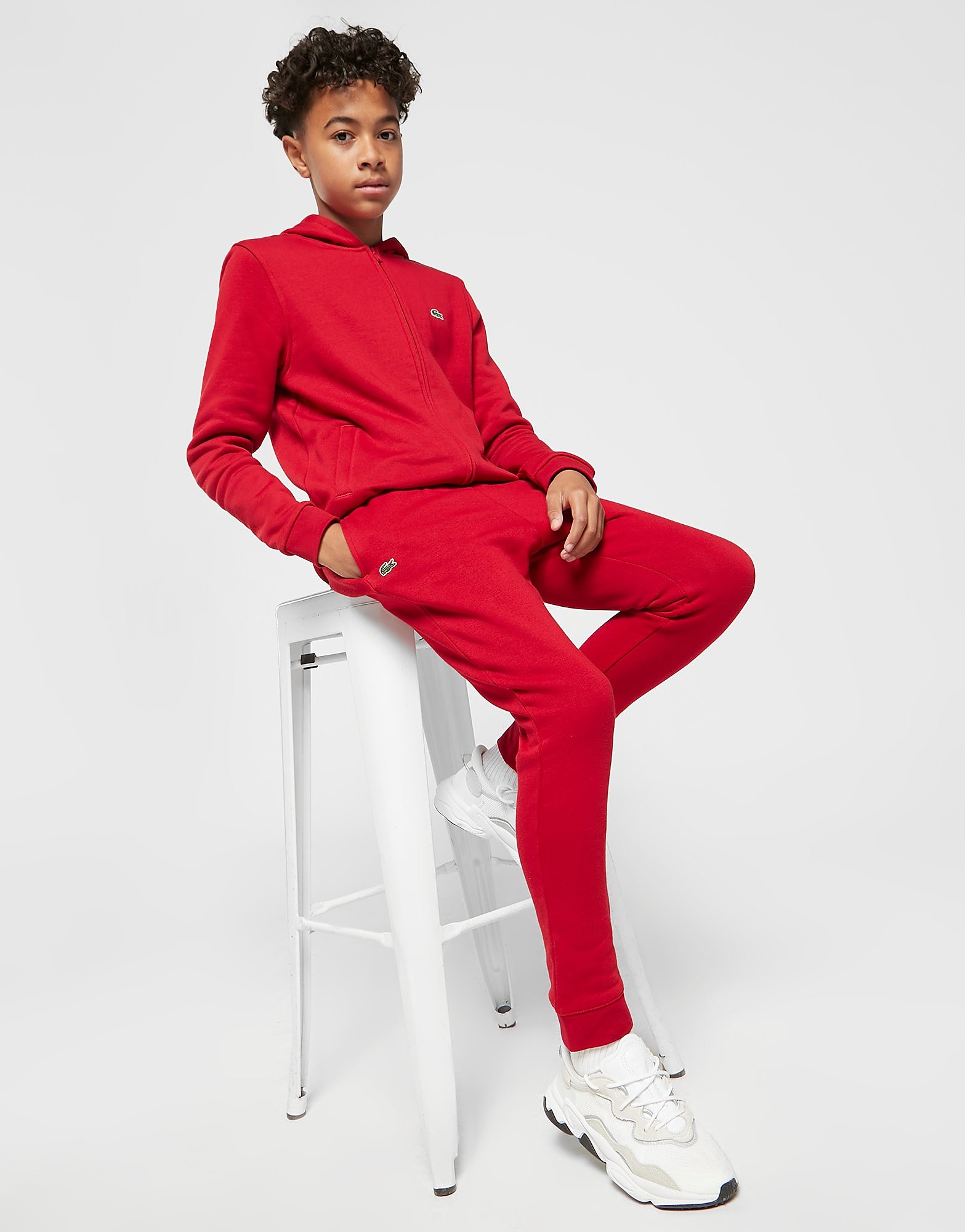

Lacoste Small Croc Logo Joggers Junior - Red - Kids, Red