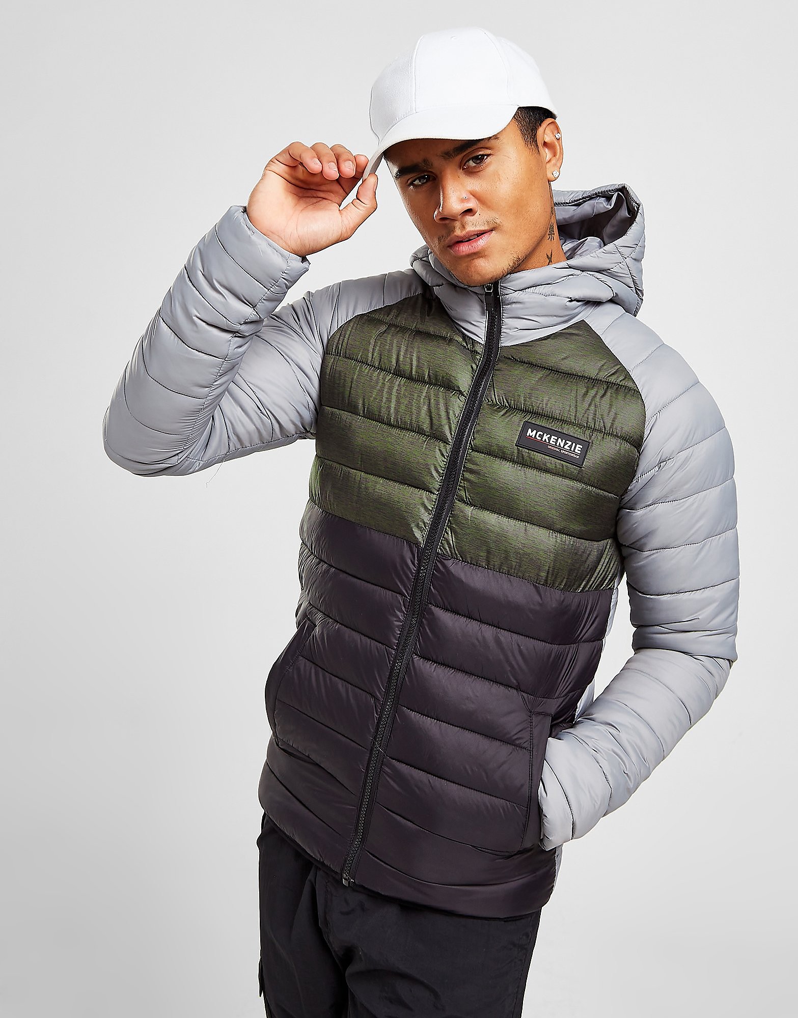 

McKenzie Post Padded Jacket - Only at JD - Grey - Mens, Grey