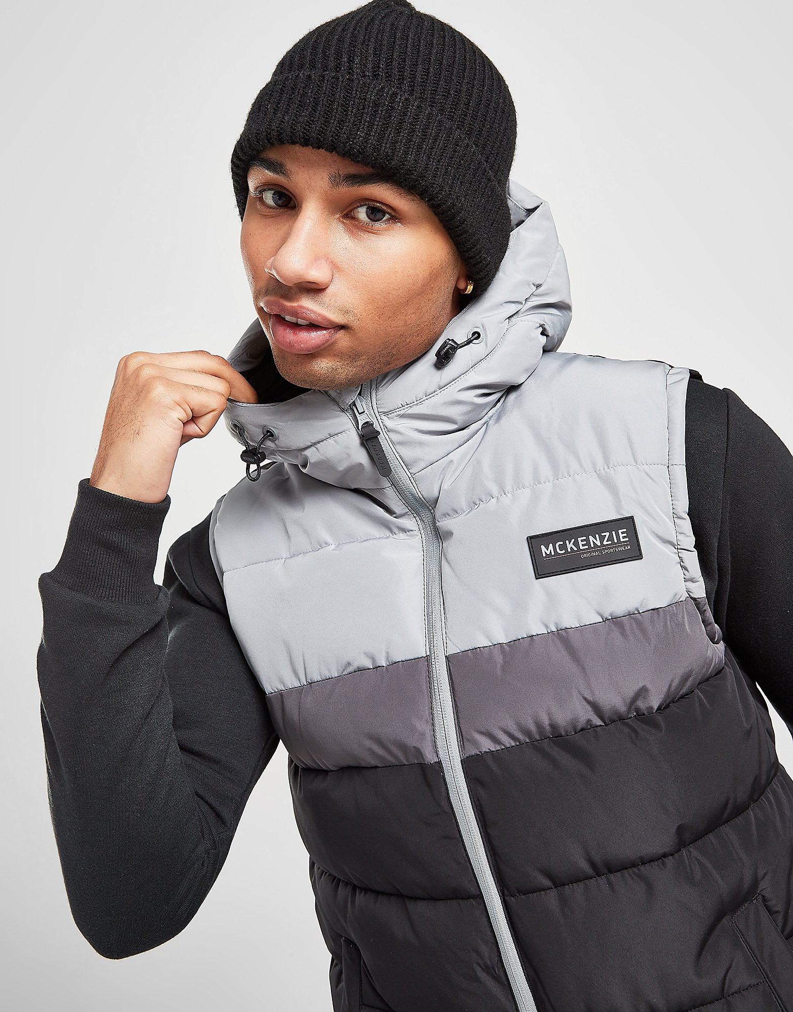 

McKenzie Del Padded Gilet - Only at JD - Black - Mens, Black