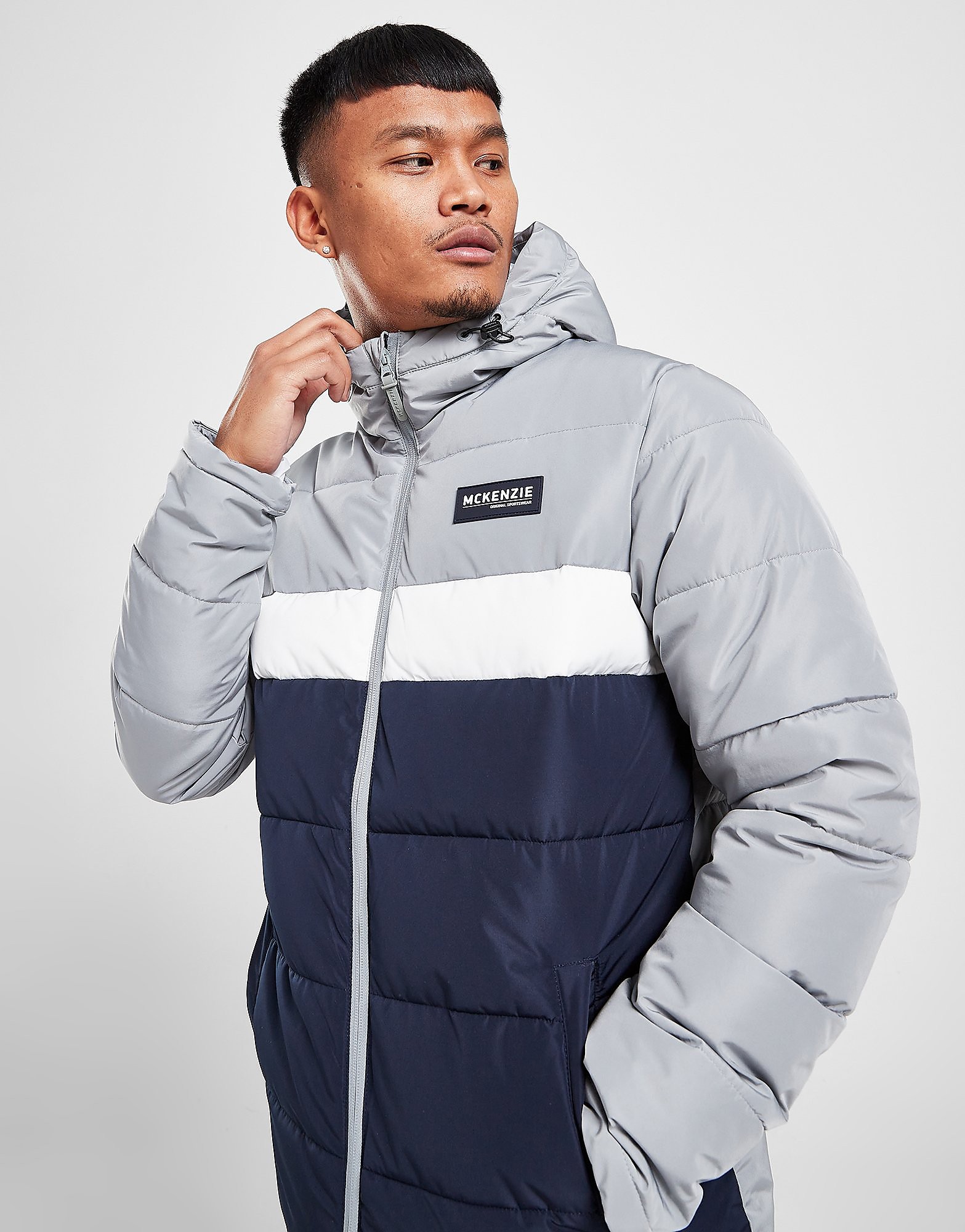 

McKenzie Del Padded Jacket - Only at JD - Grey - Mens, Grey