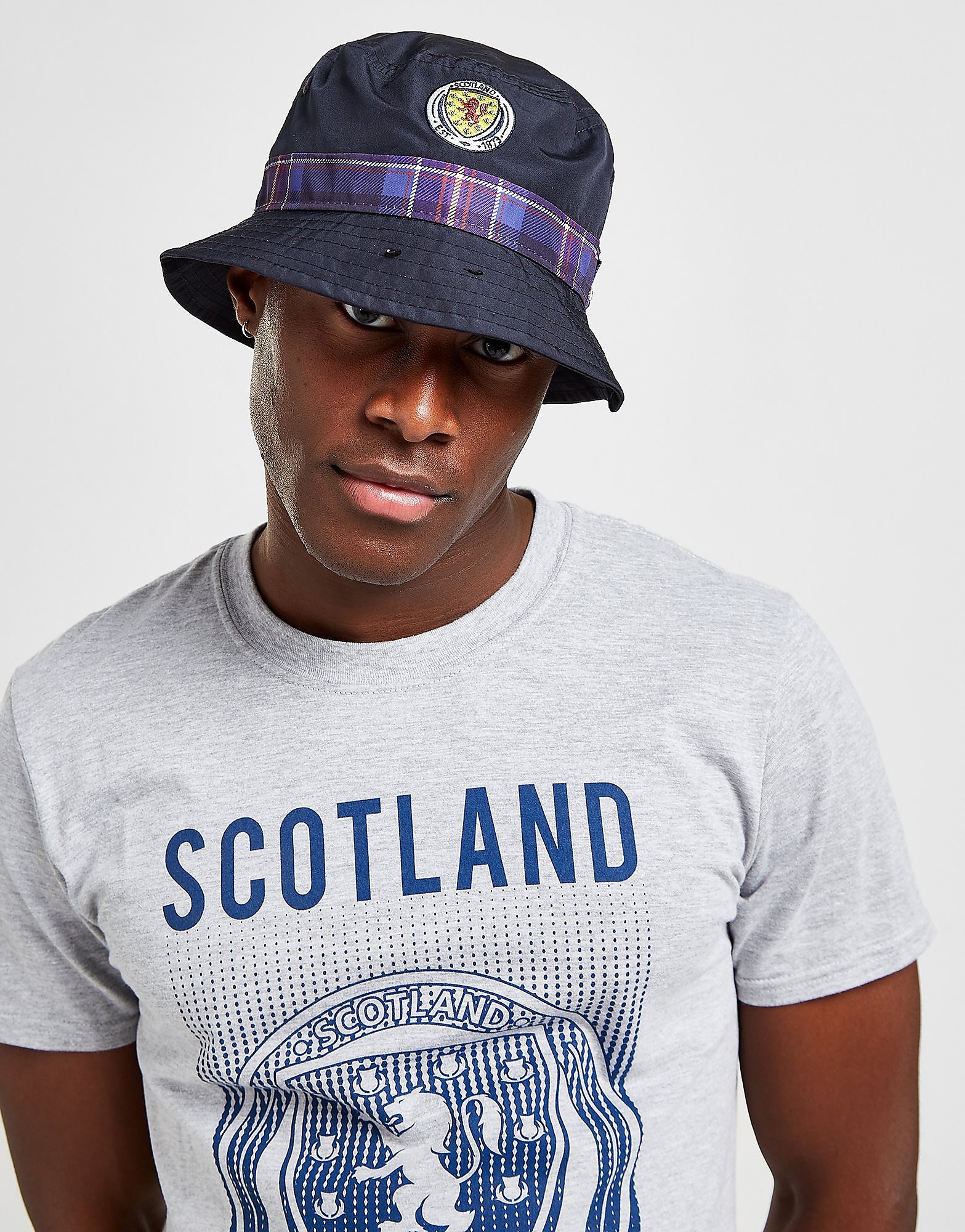 

New Era Scotland Bucket Hat - Navy - Womens, Navy